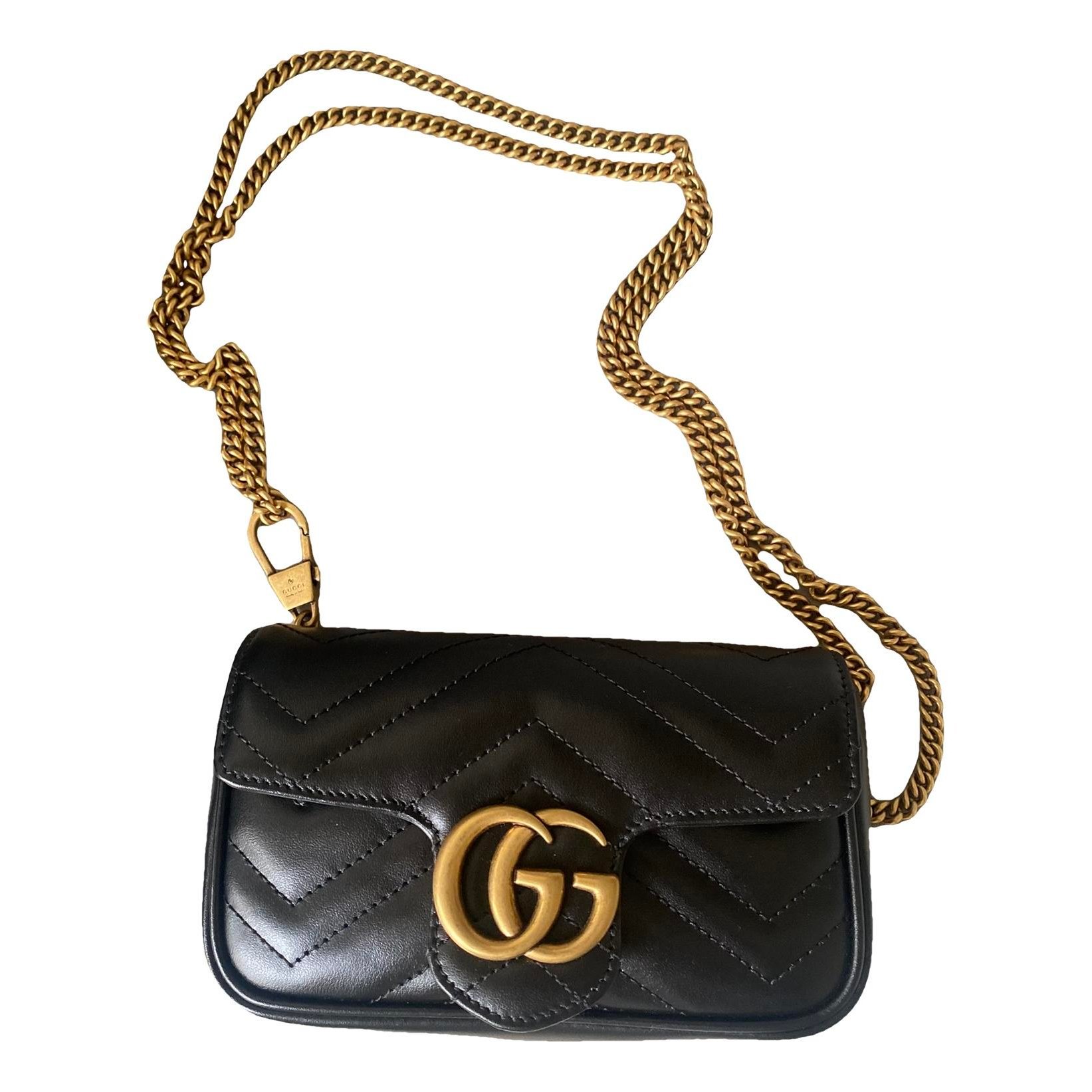 GG Marmont Flap leather mini bag