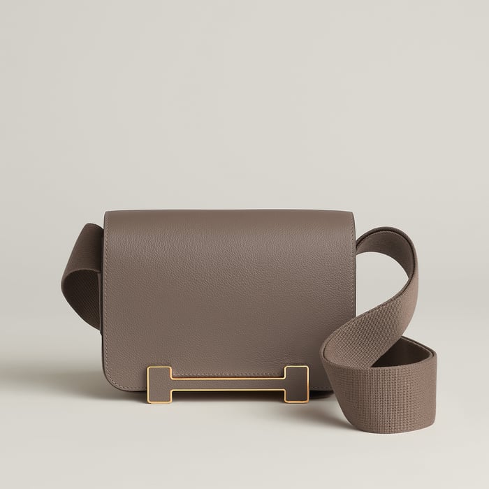 Étoupe Hermès Geta Bag
