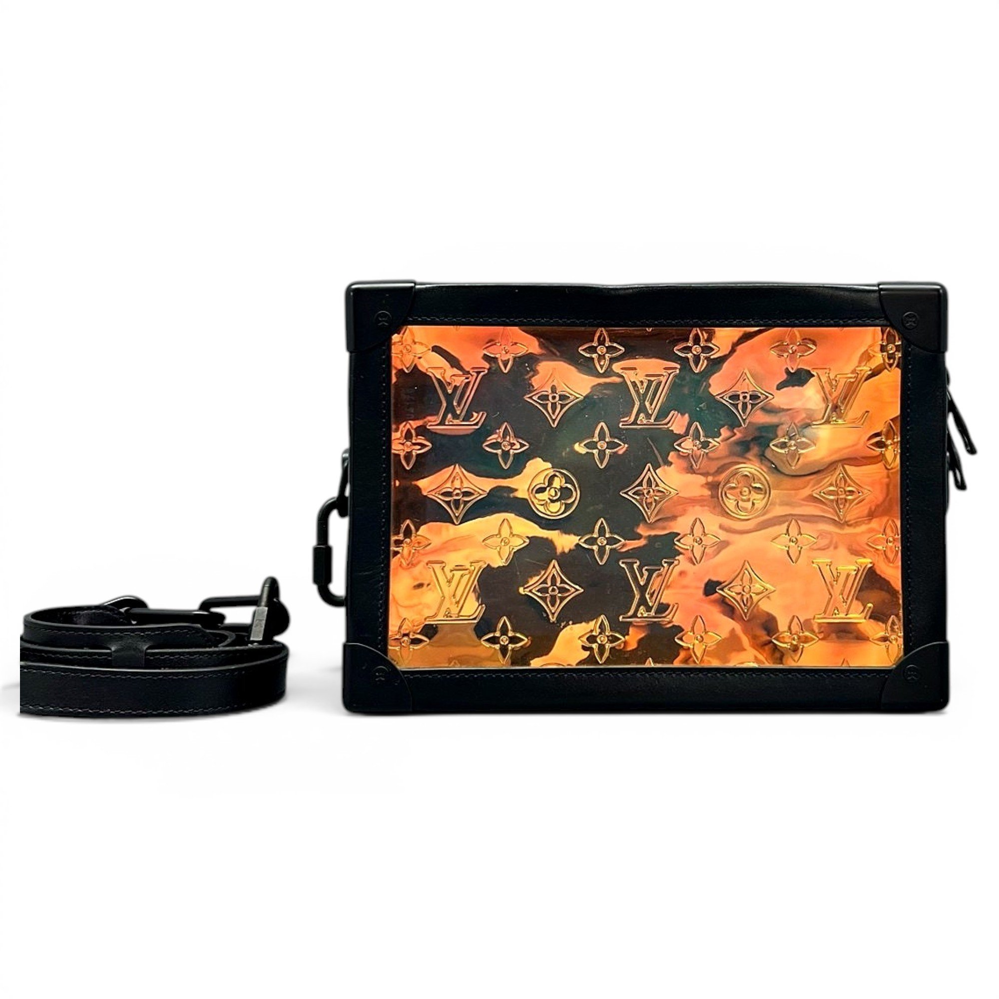 City Trunk cloth crossbody bag
