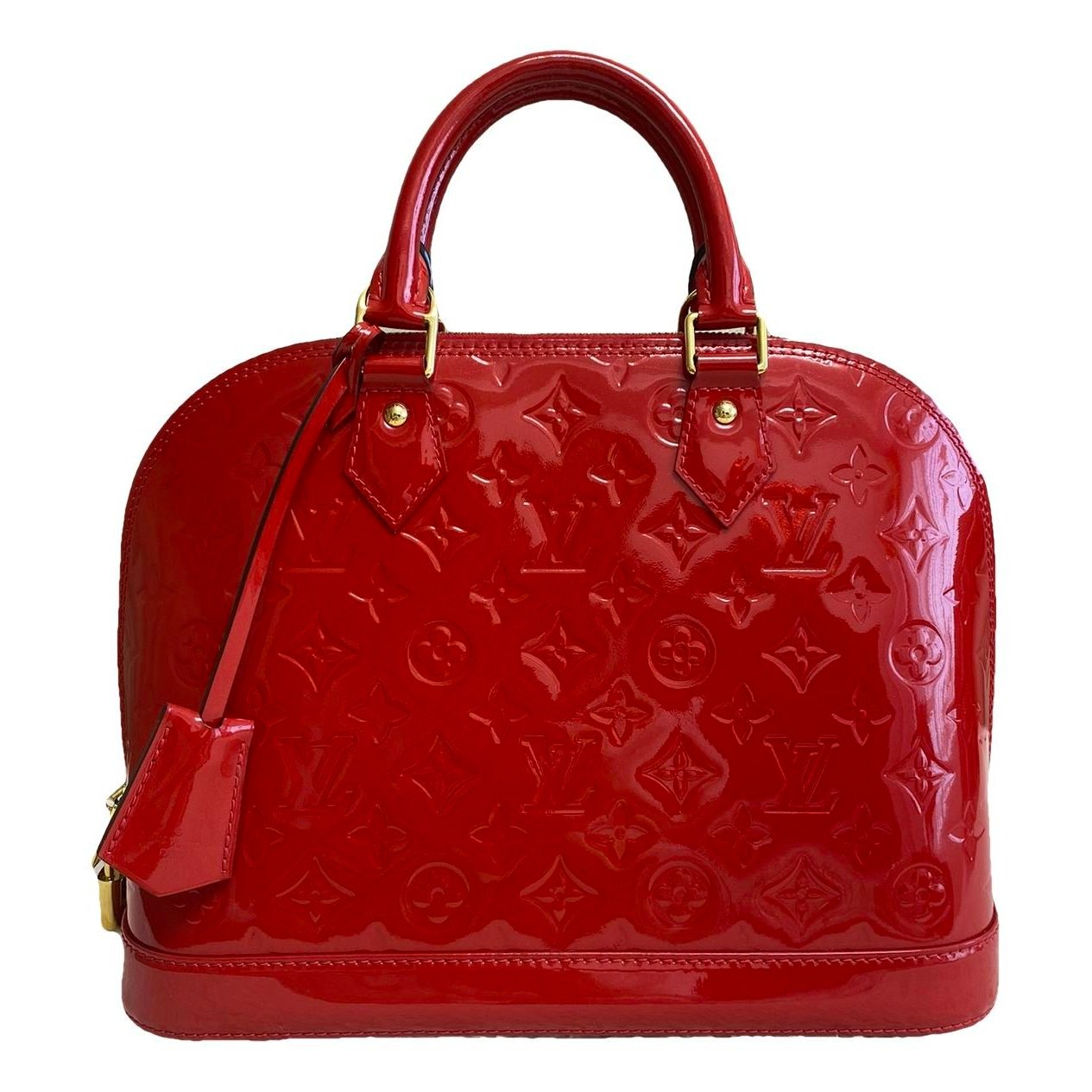 Alma patent leather handbag