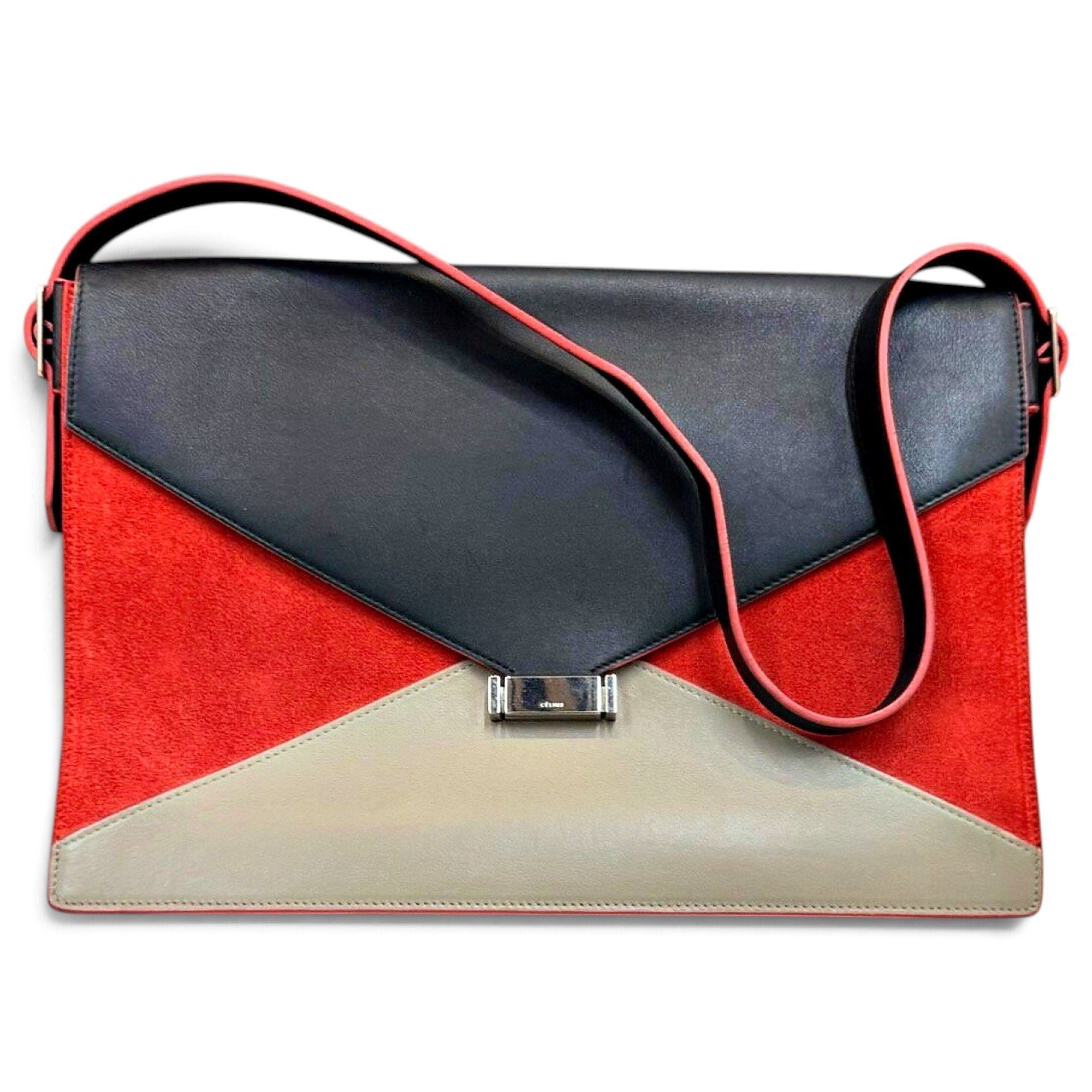 Diamond Clutch leather handbag