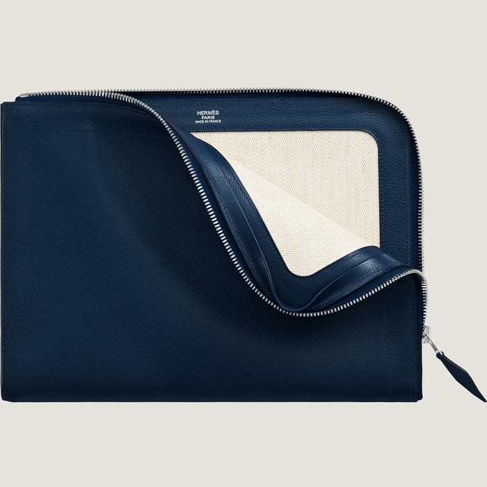 Bleu Nuit Zip Tablet Pouch