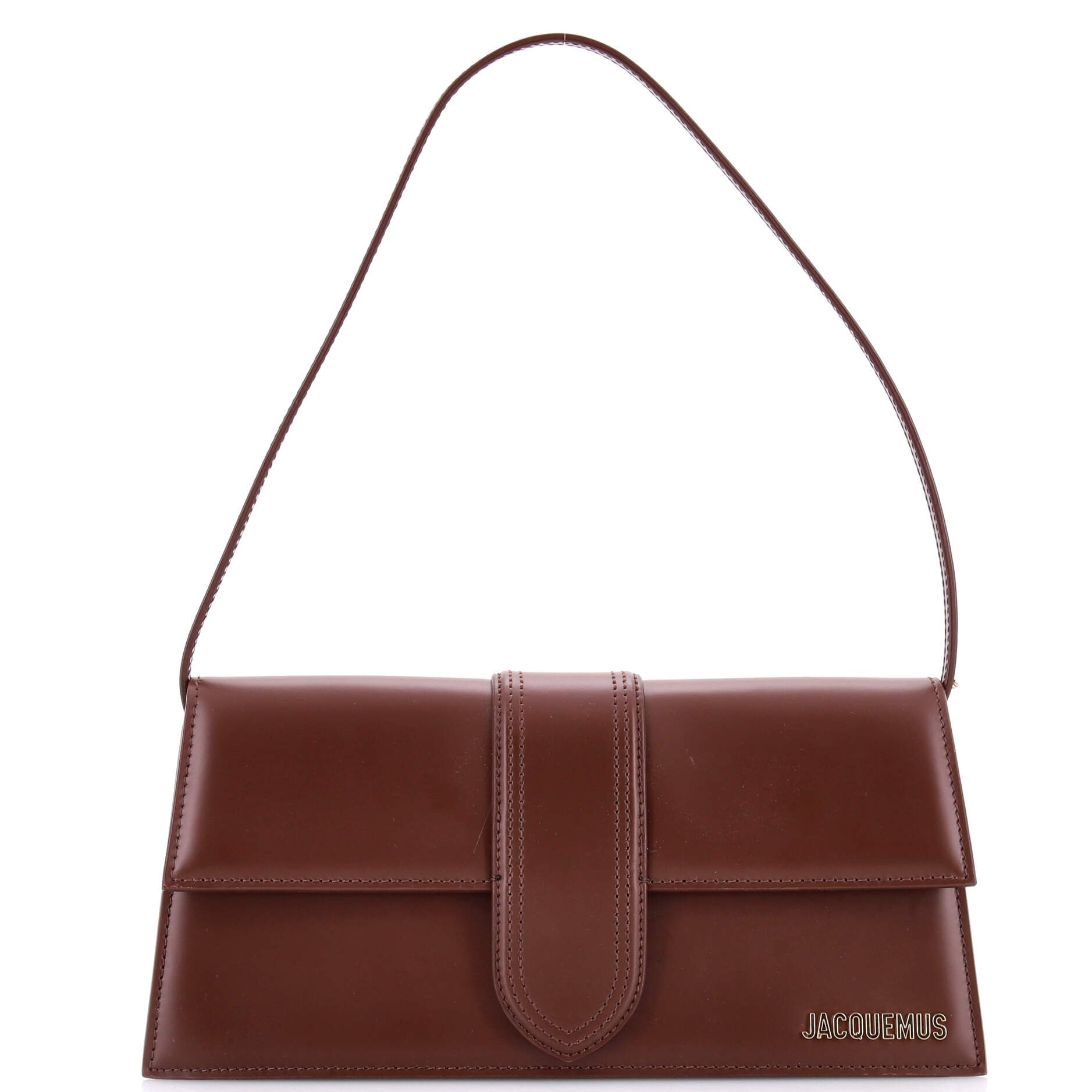 Jacquemus Le Bambino Top Handle Flap Bag Leather Long