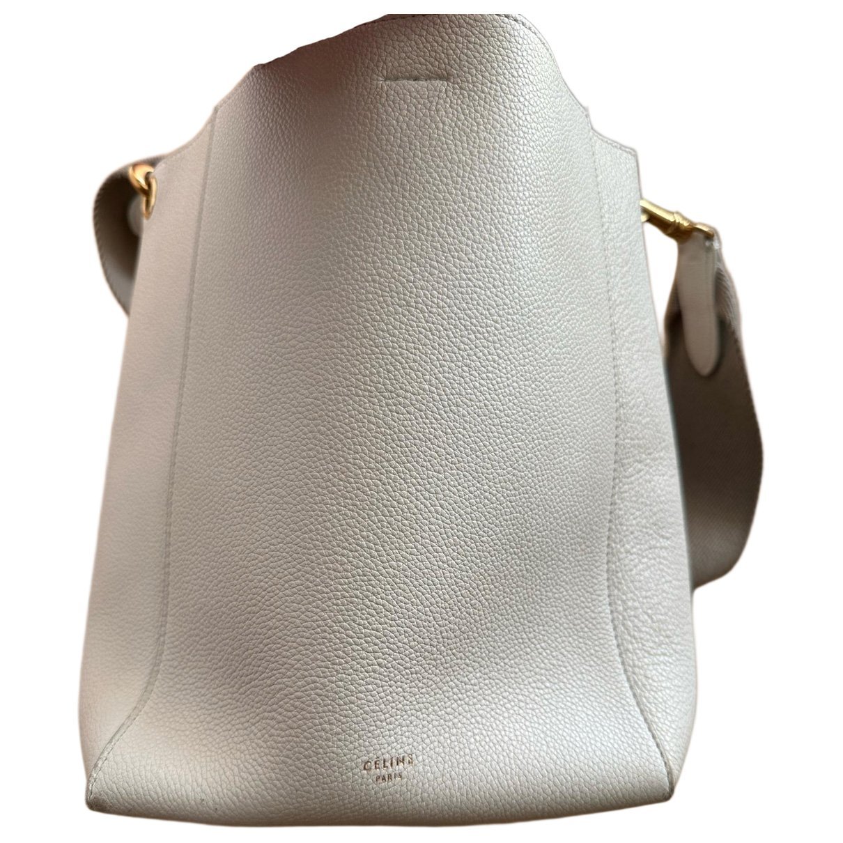 Seau Sangle leather handbag