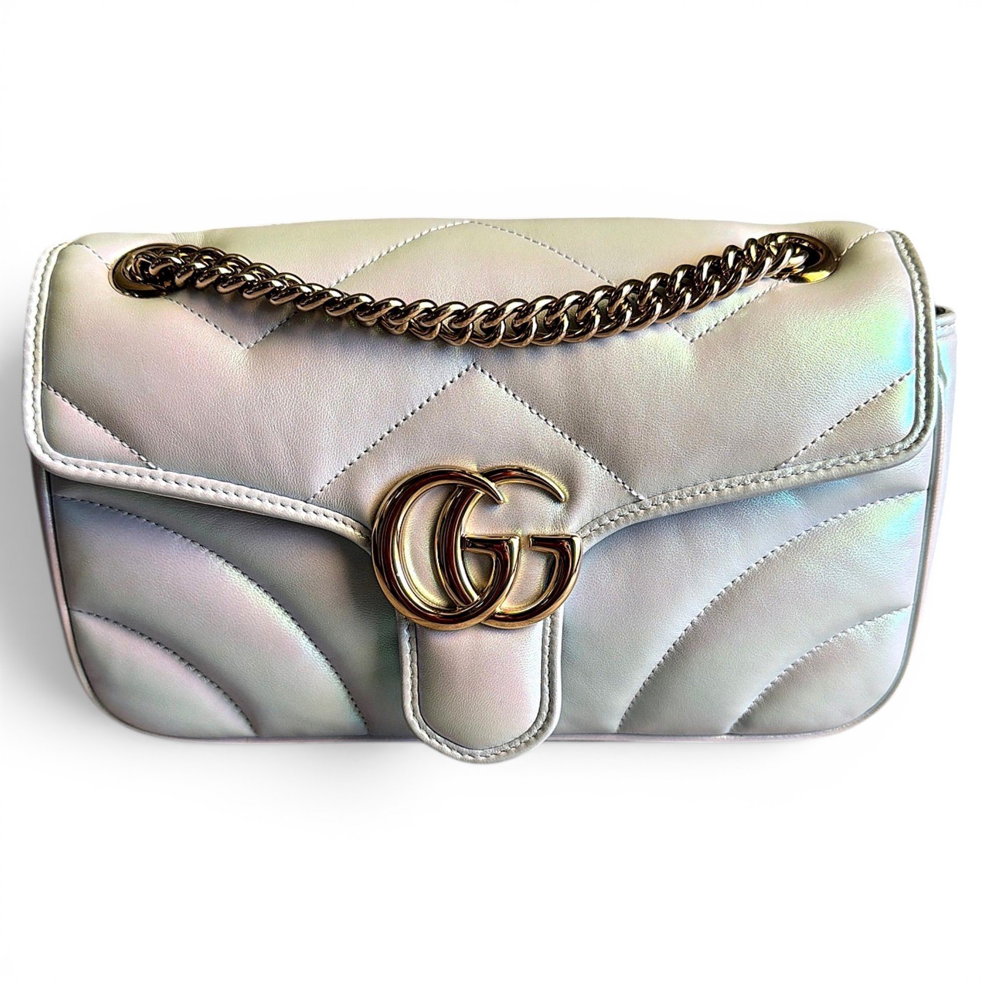 GG Marmont Flap leather handbag