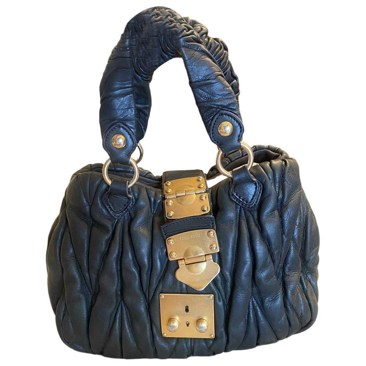 Miu Miu Matelassé leather handbag