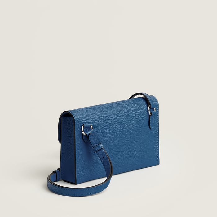 Bleu Tie Hermèsnap Wallet
