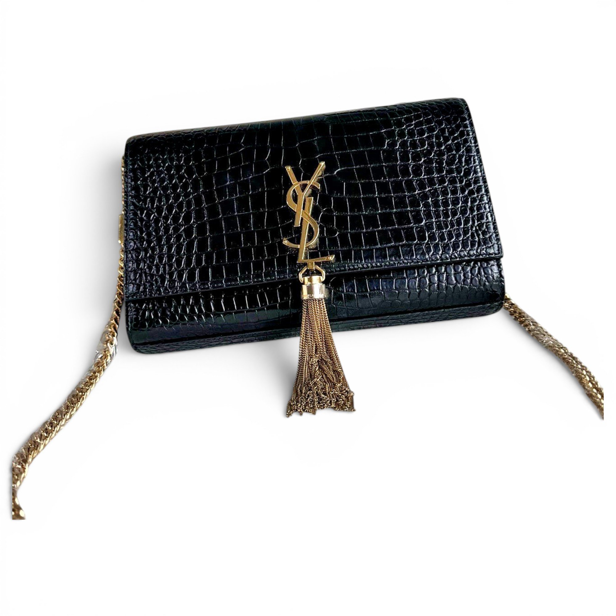 Pompom Kate leather handbag