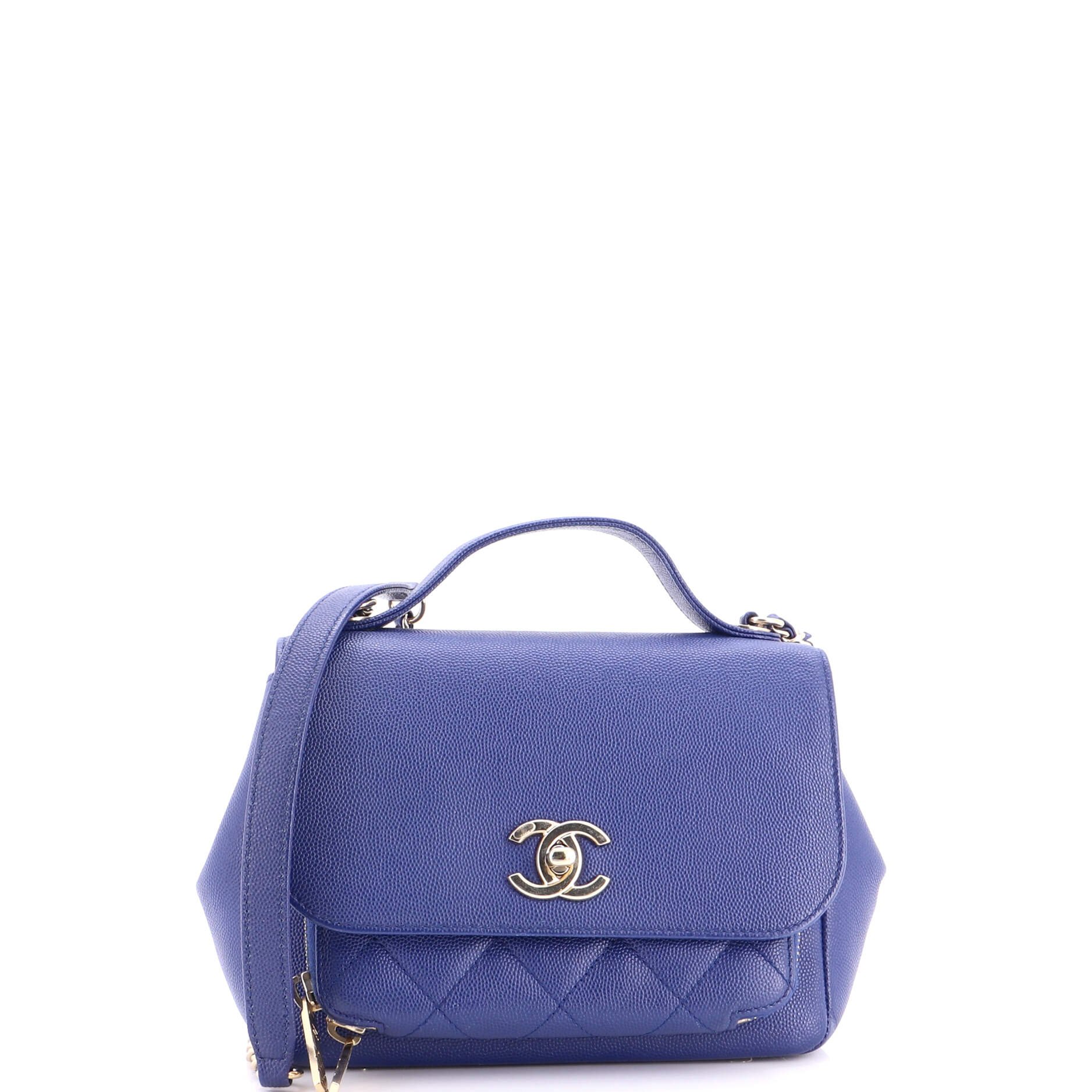Business Affinity Flap Bag Quilted Caviar Mini