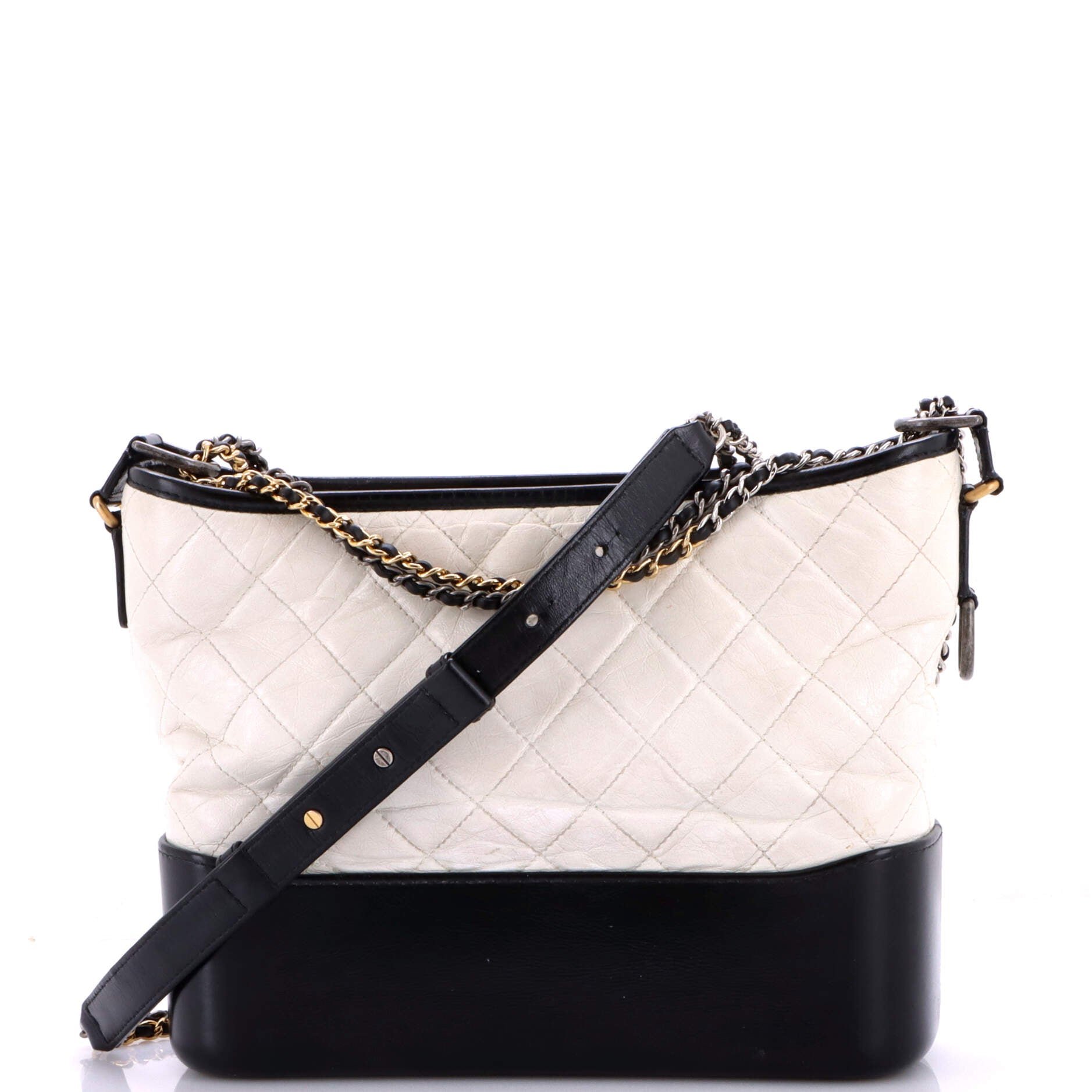 Gabrielle Hobo Quilted Aged Calfskin Medium
