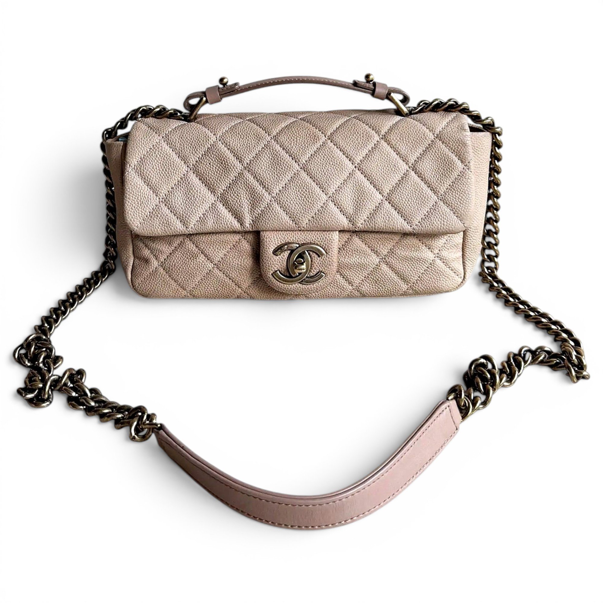 Timeless Classique Top Handle leather handbag