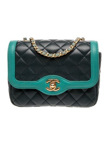 Mini Two-Tone Day Flap Bag
