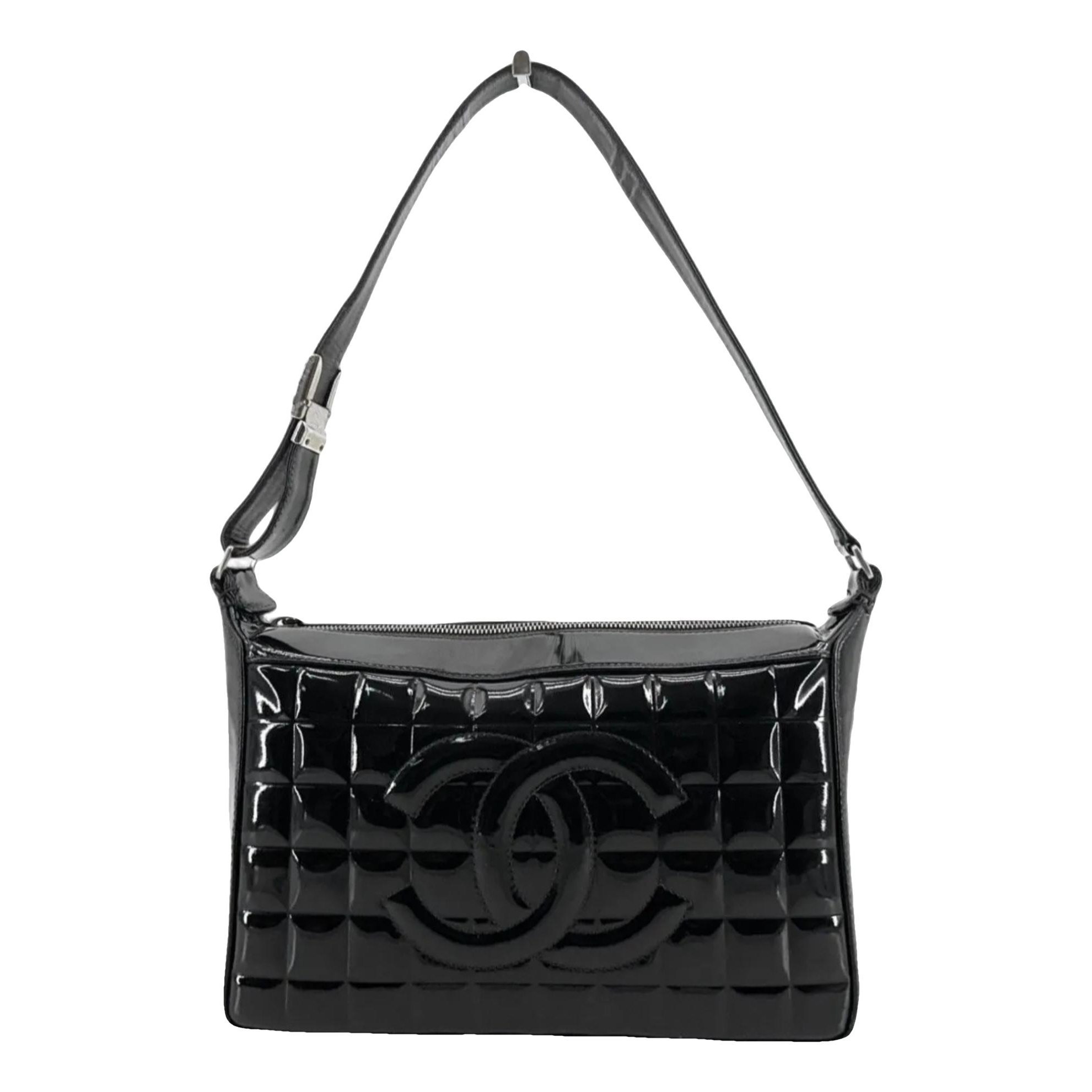 East West Chocolate Bar leather handbag