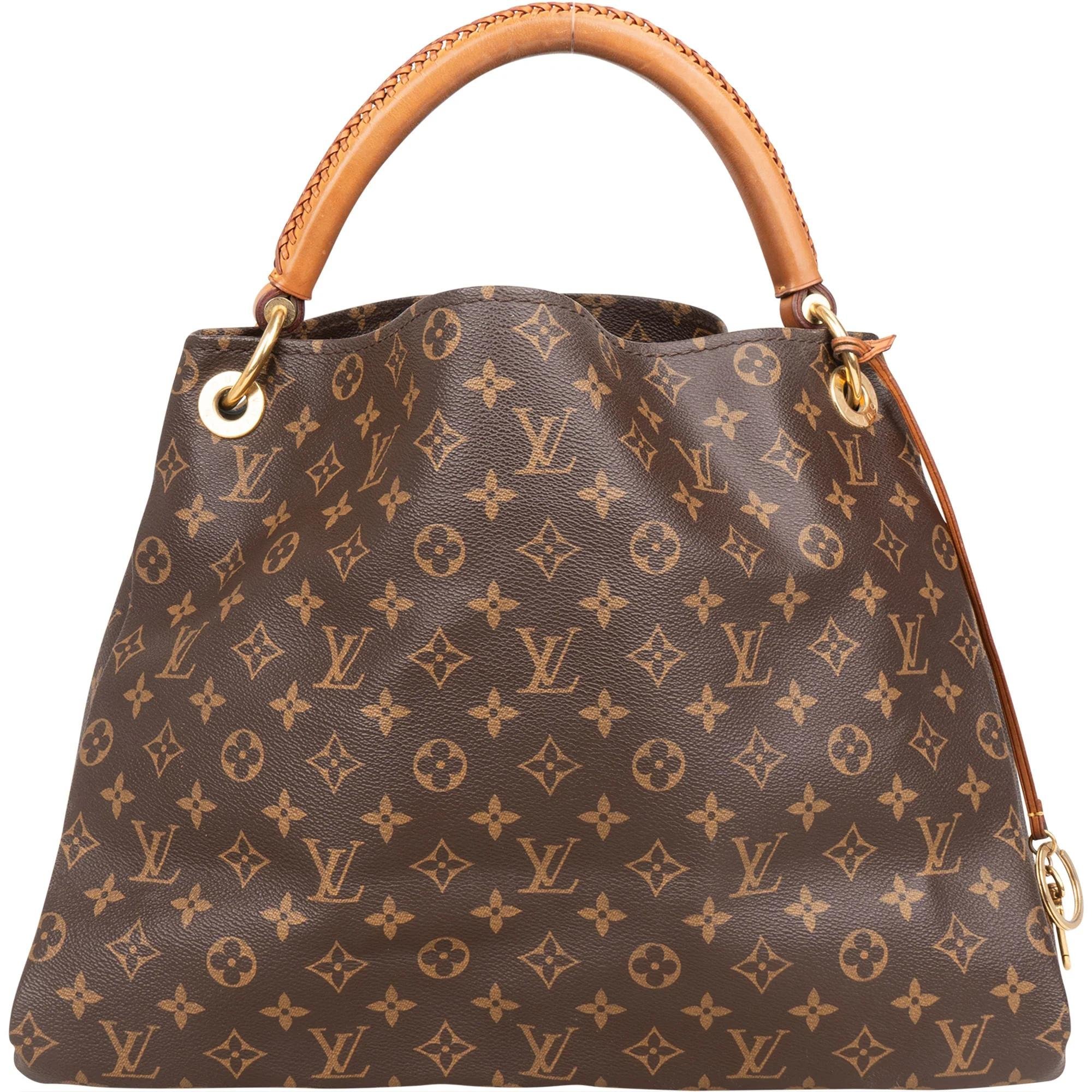 Artsy leather handbag