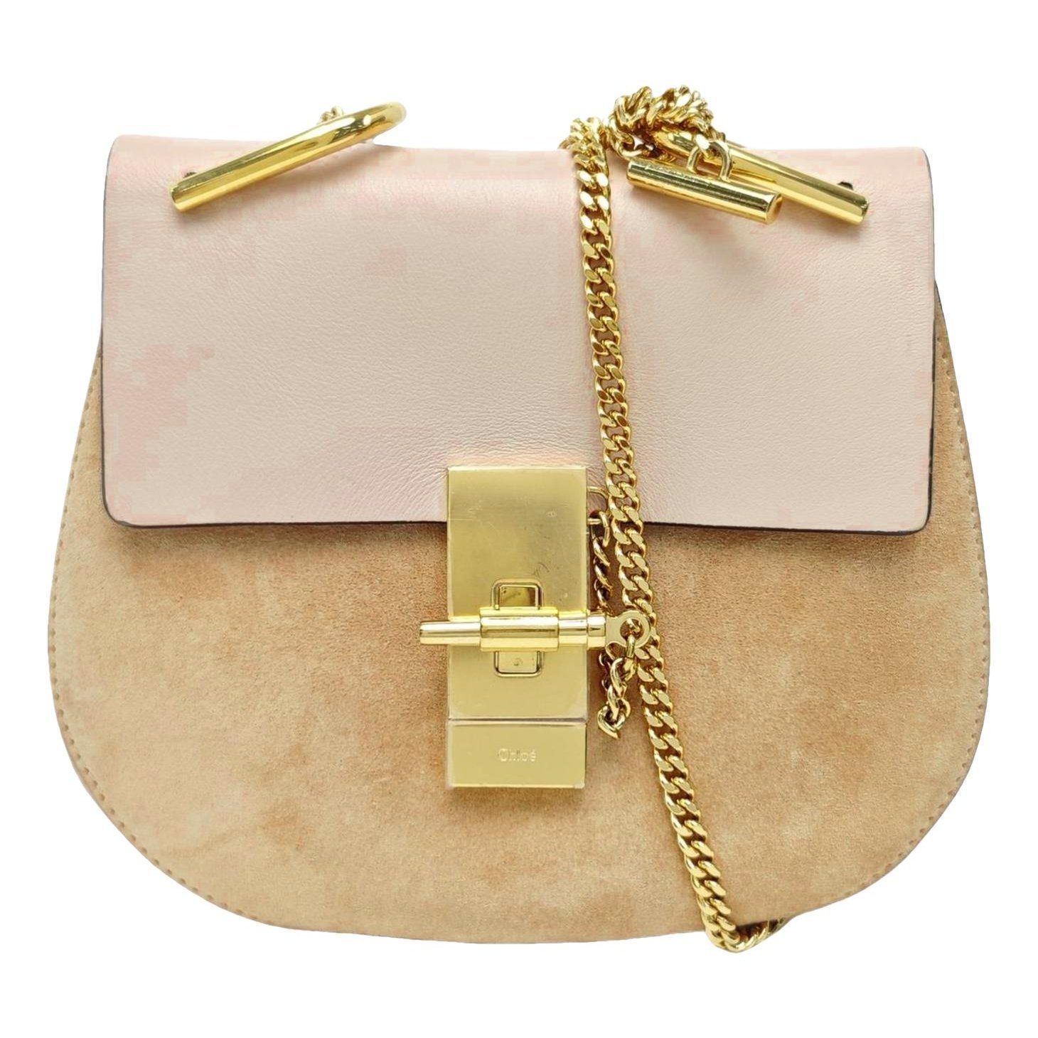 Drew leather handbag