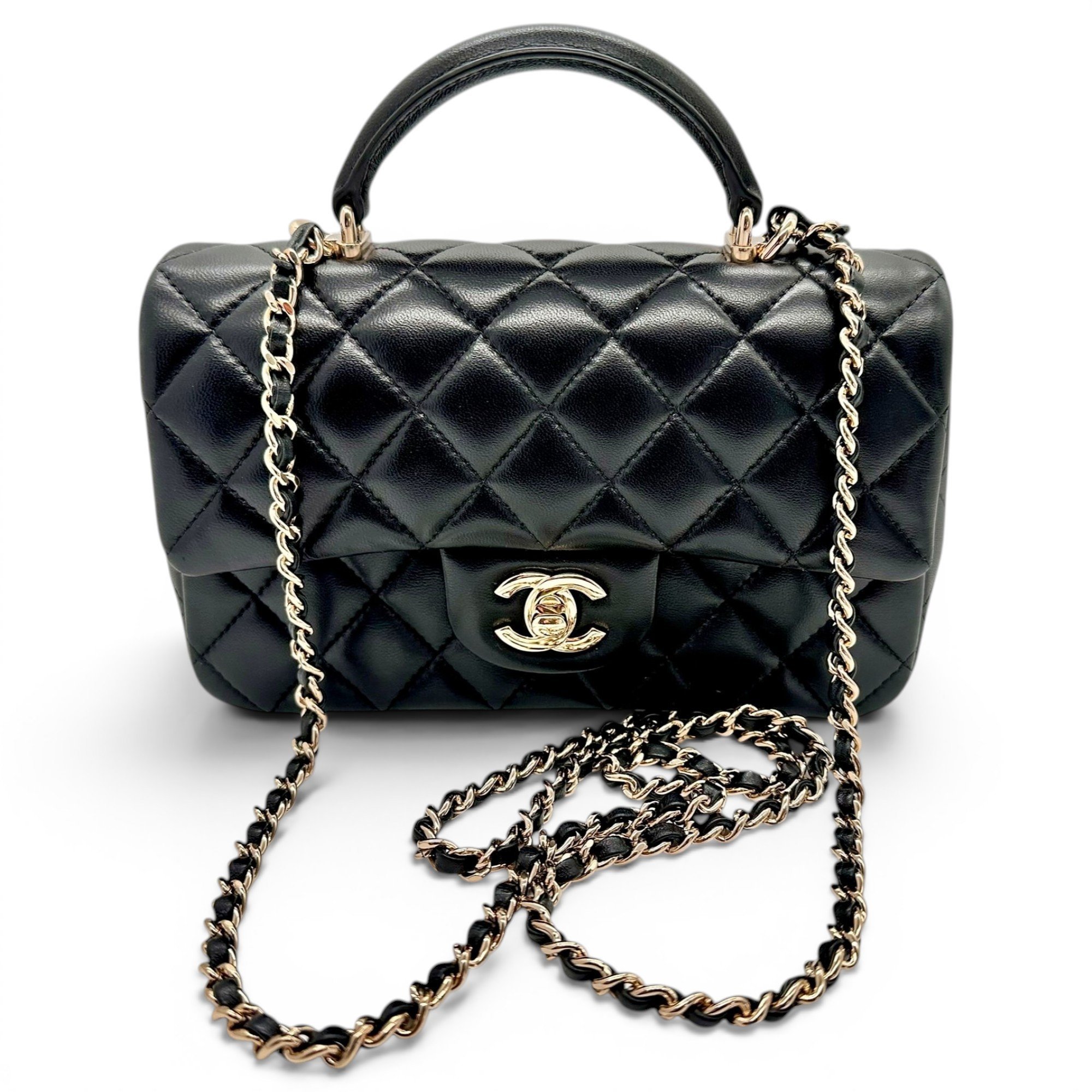 Timeless Classique Top Handle leather handbag