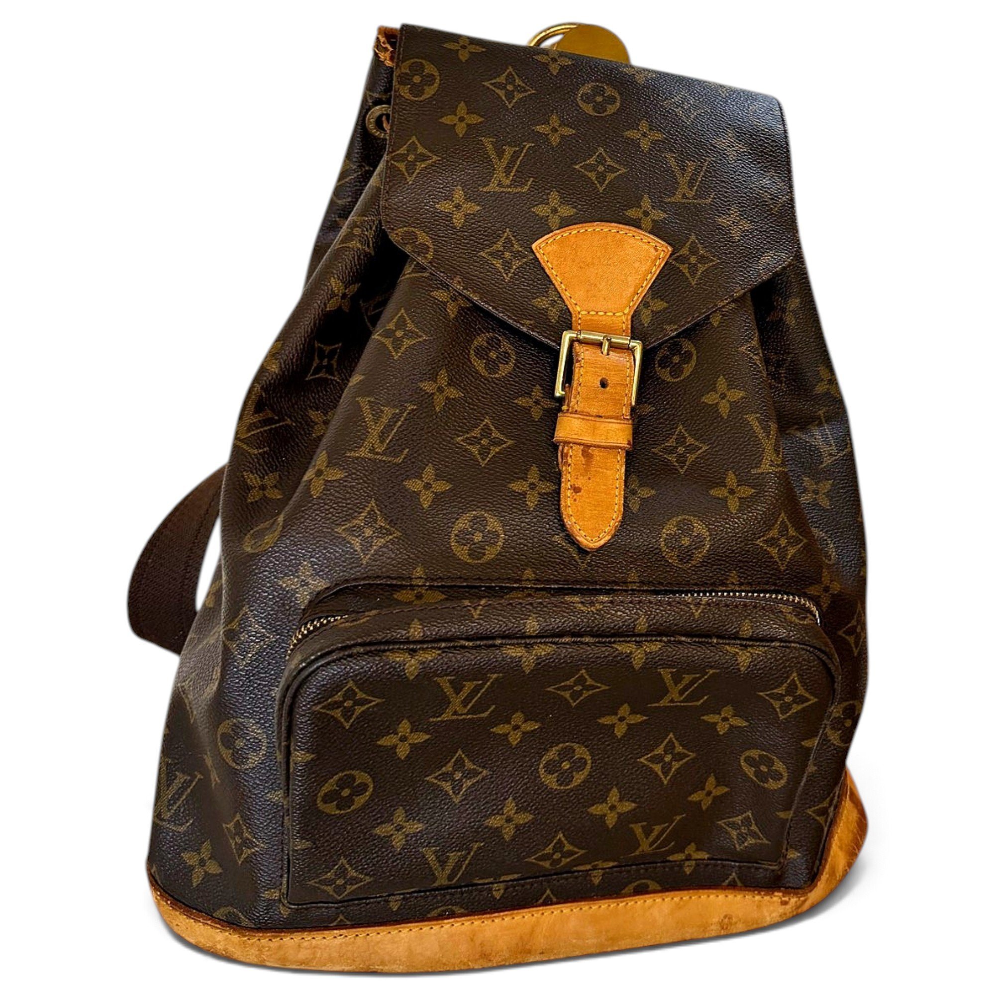Montsouris leather backpack