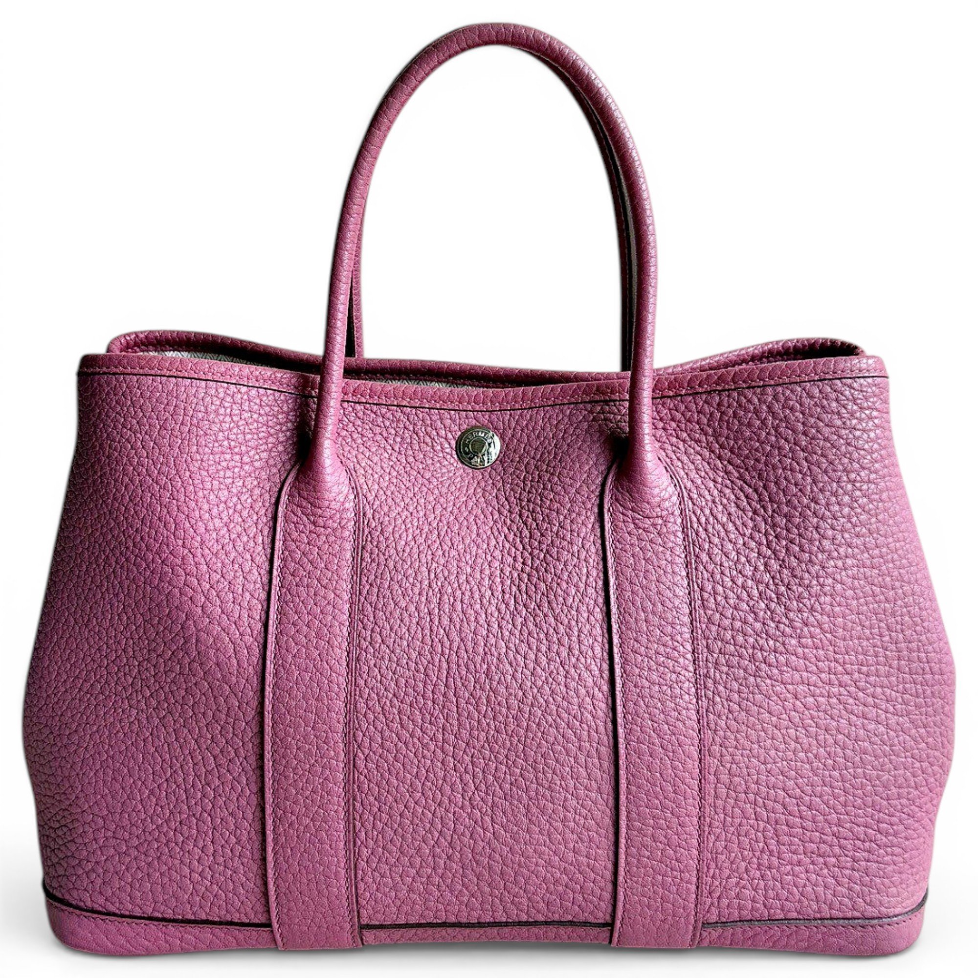 Garden Party leather handbag