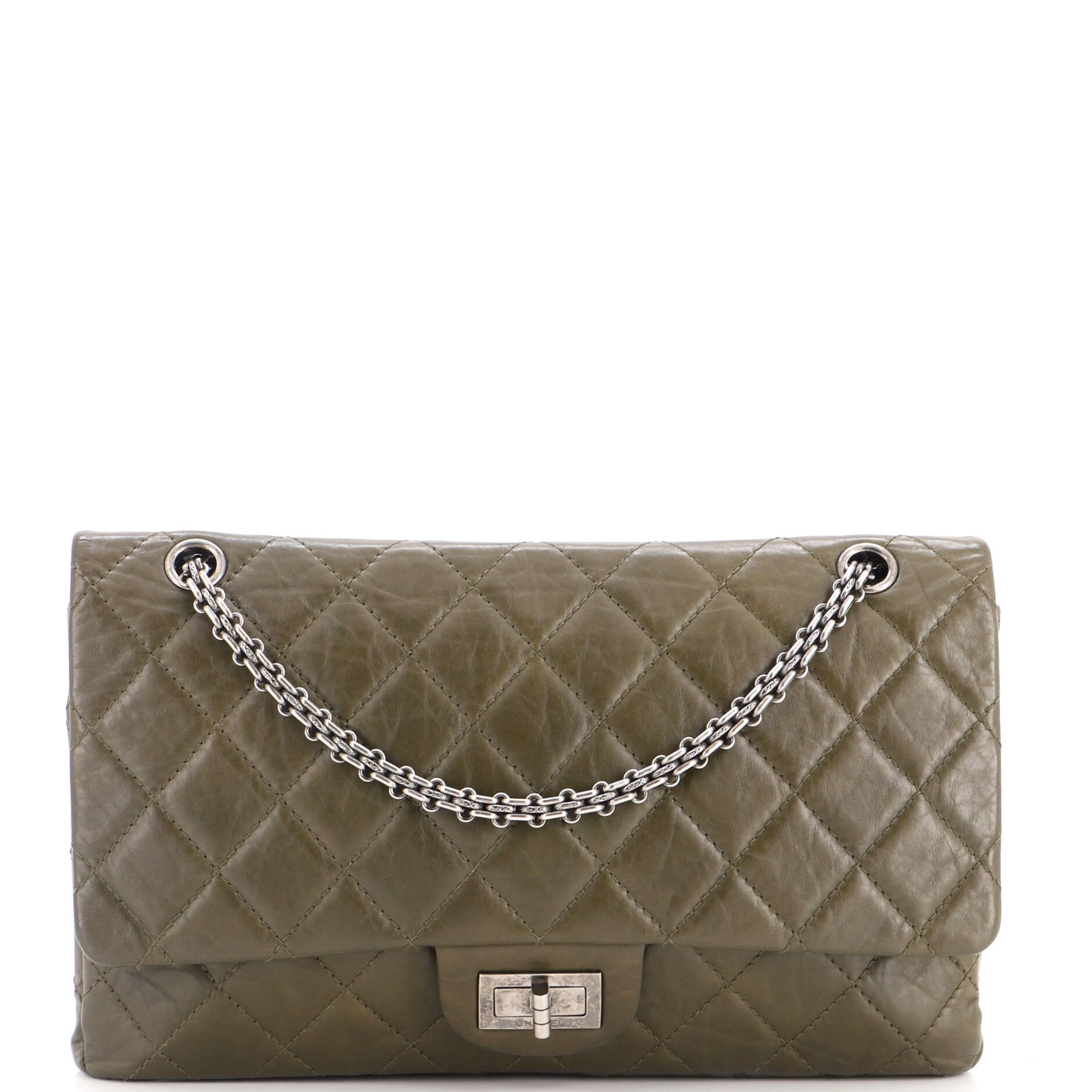 Reissue 2.55 Flap Bag Quilted Aged Calfskin 227