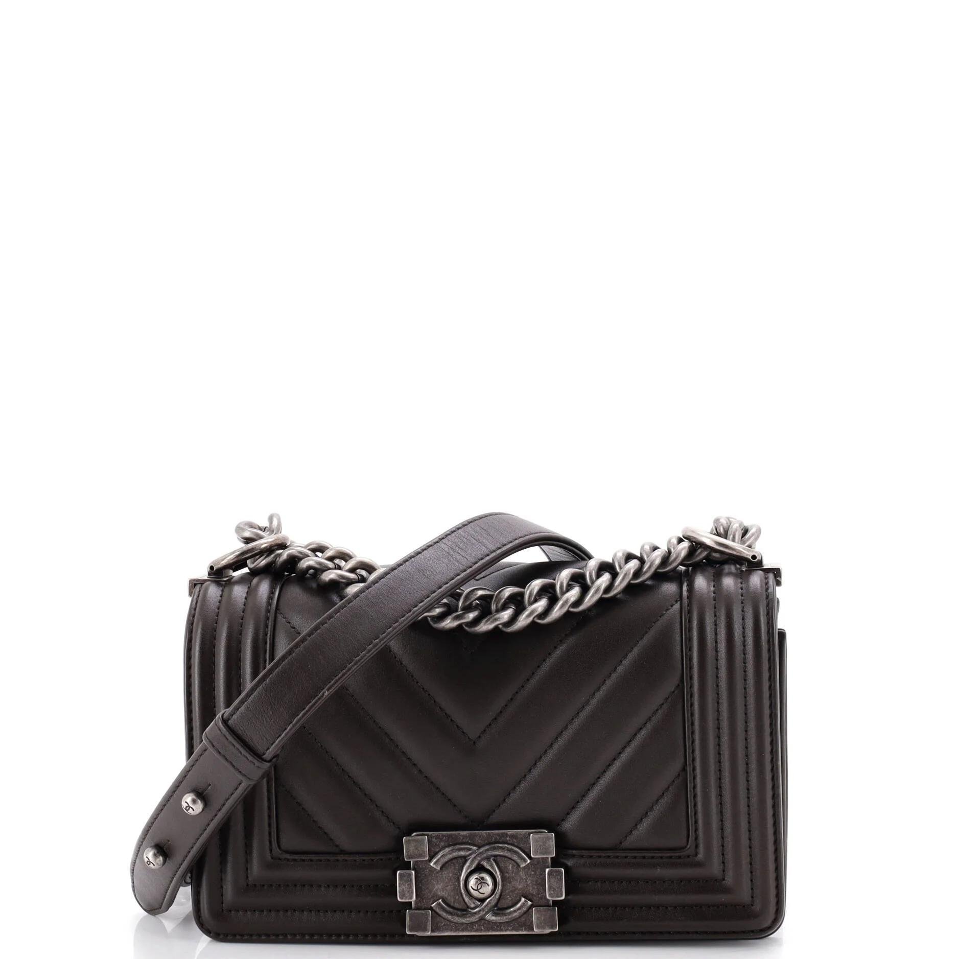 Boy leather crossbody bag