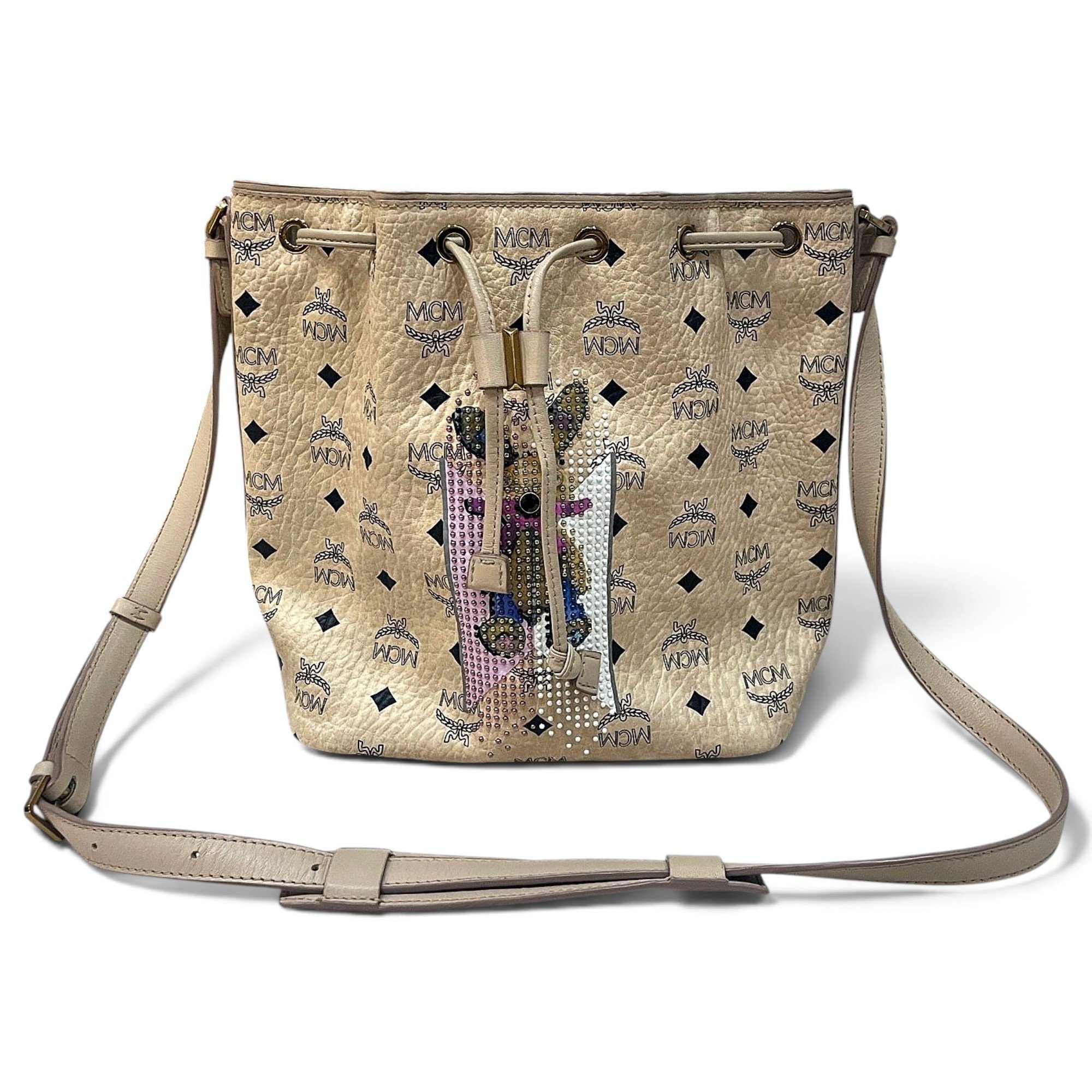 Heritage Drawstring leather bag