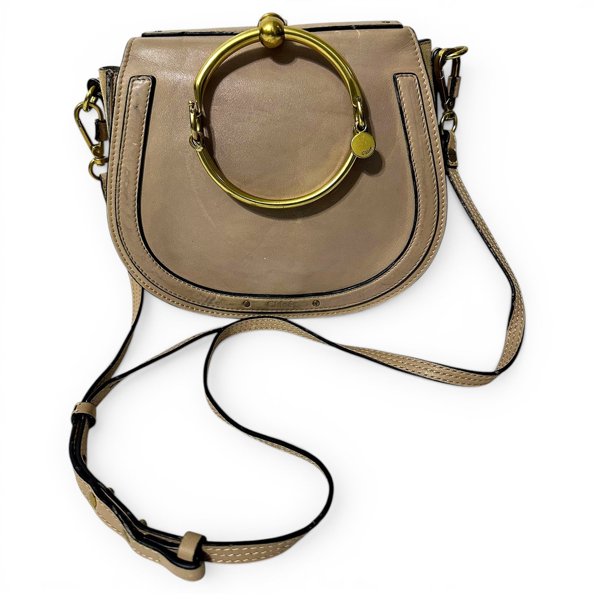 Bracelet Nile leather crossbody bag