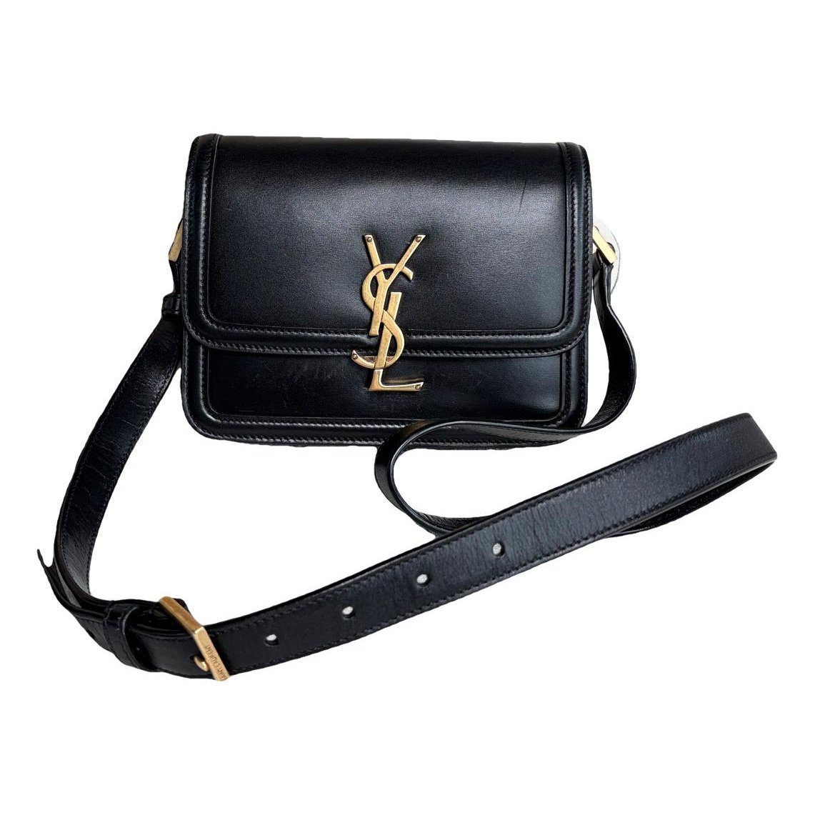 Solférino leather handbag