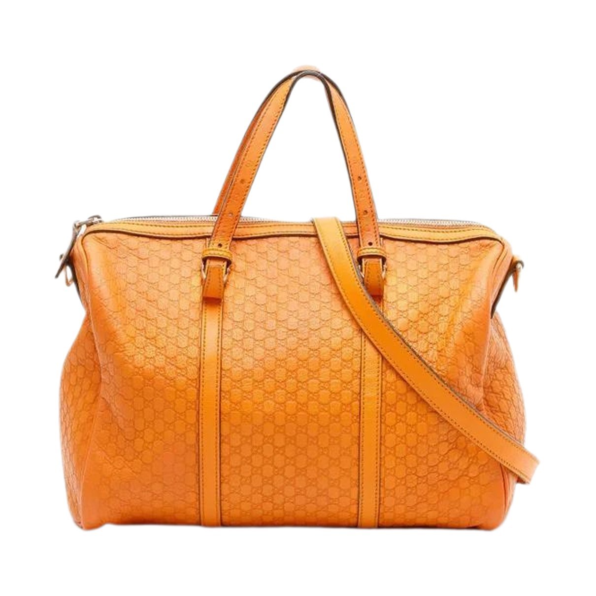 Boston leather handbag