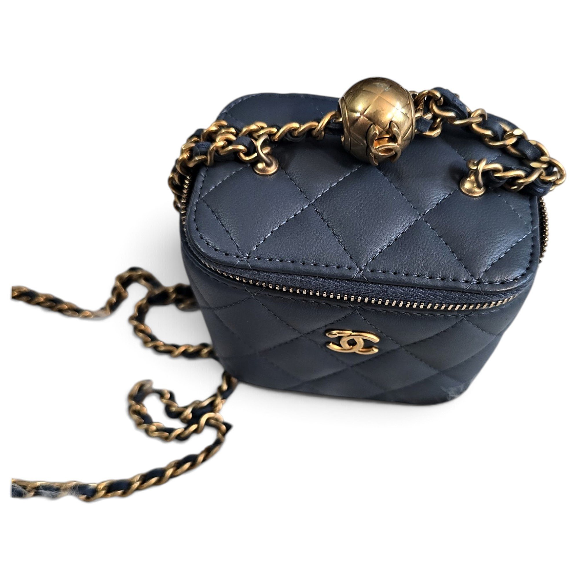 Vanity leather mini bag