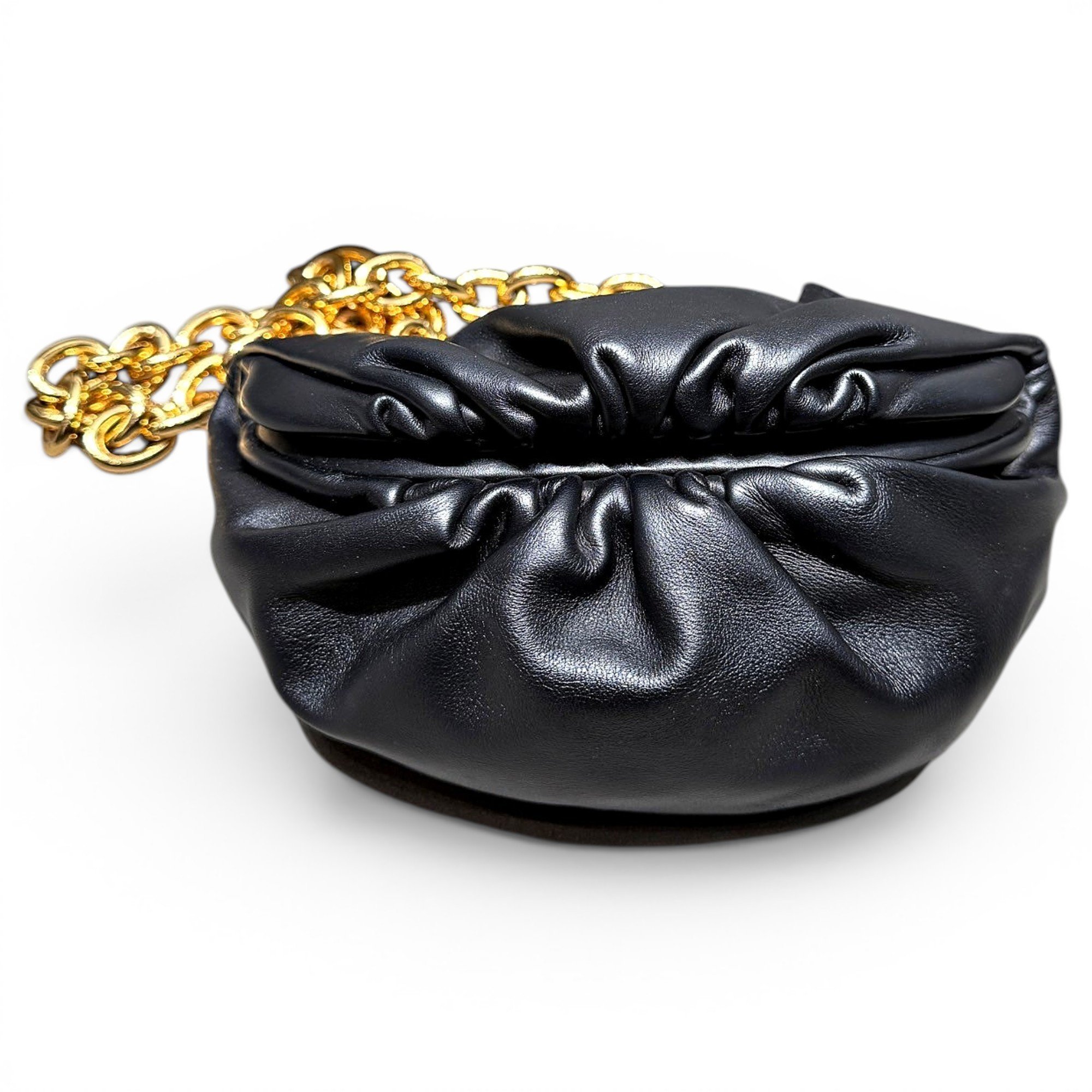 Chain Pouch leather handbag