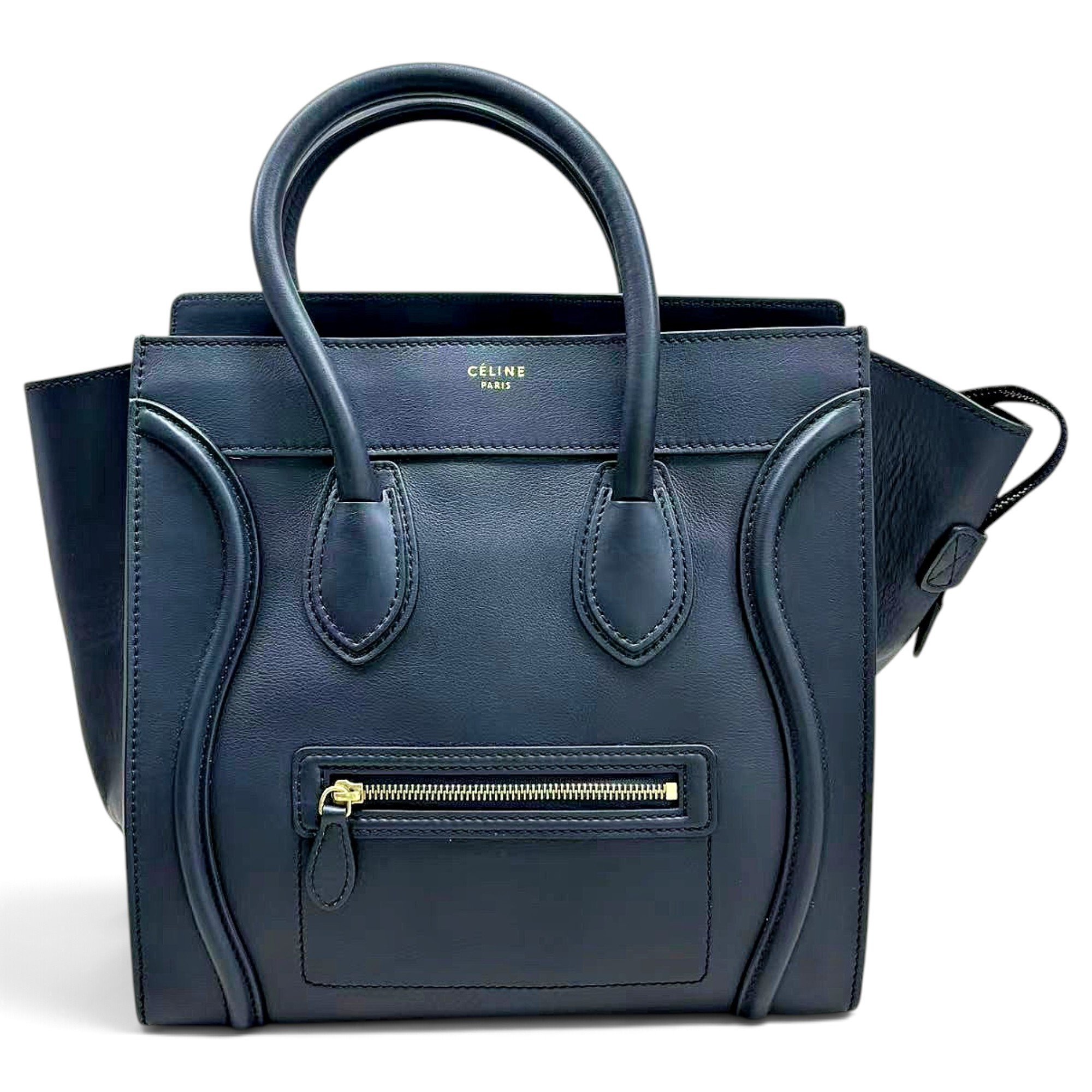 Luggage leather handbag