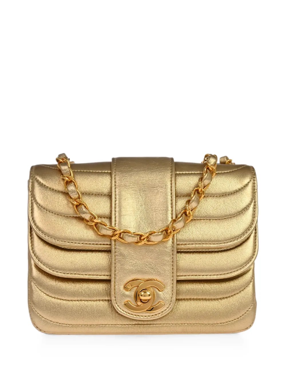 1992 Mademoiselle Double Flap shoulder bag