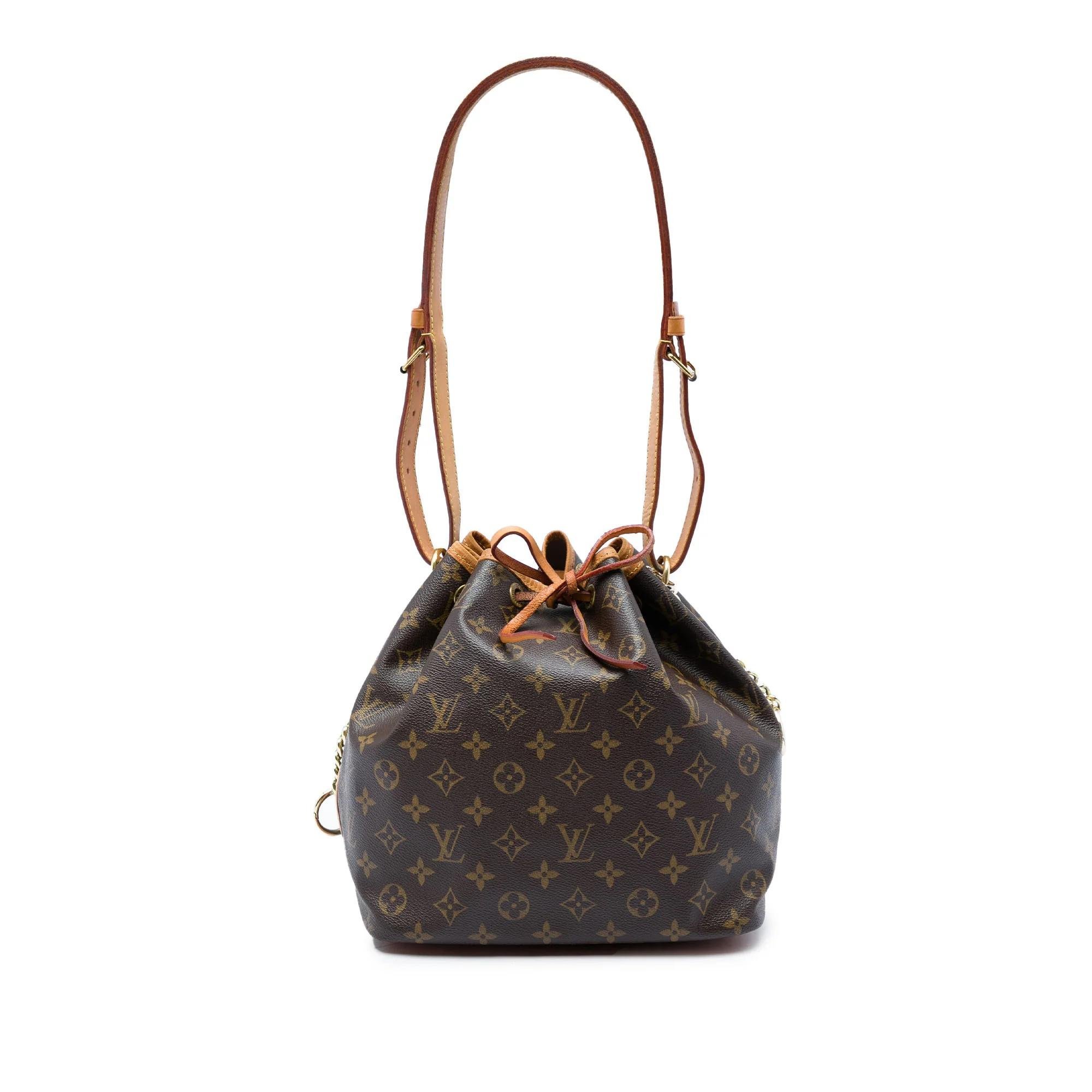 Louis Vuitton Noé cloth handbag