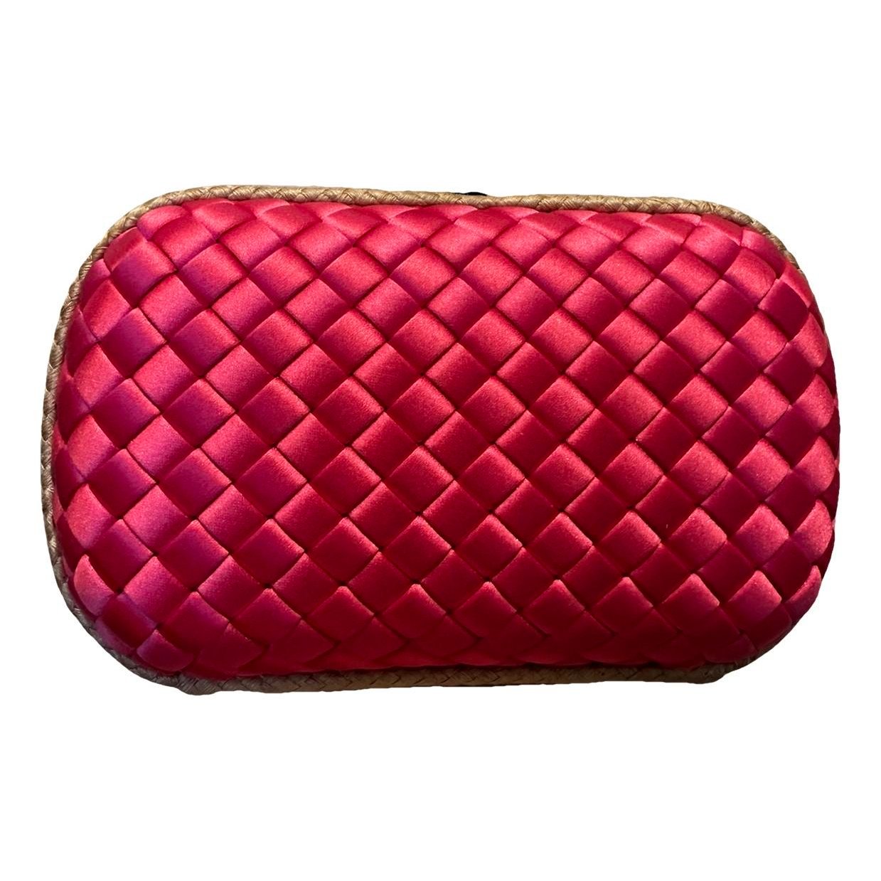 Pochette Knot silk clutch bag