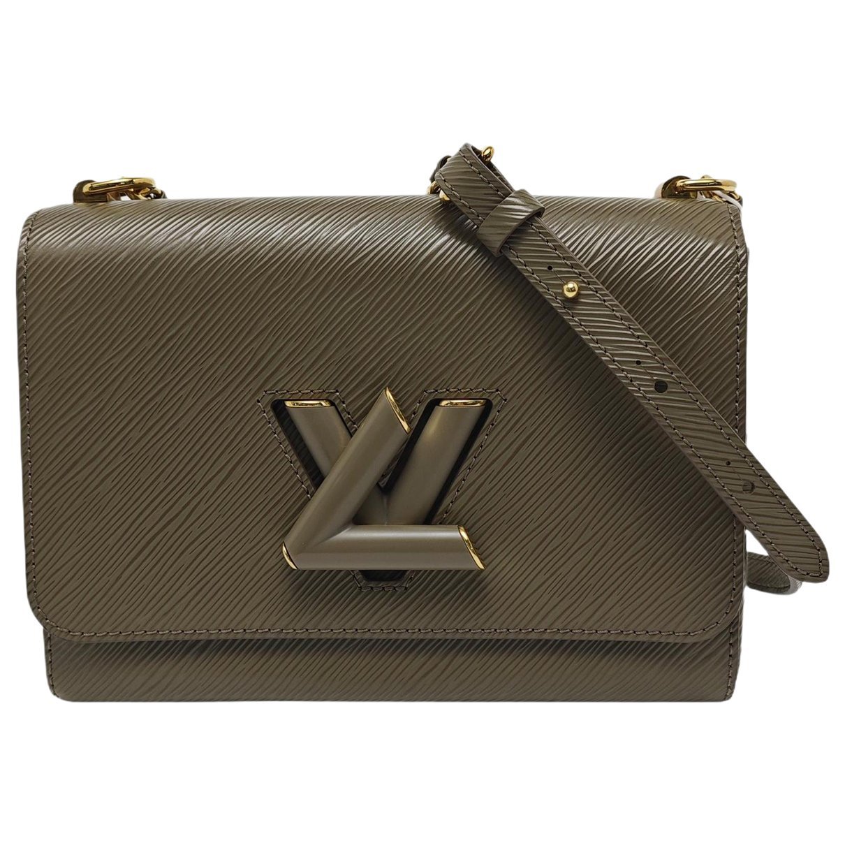 Twist leather crossbody bag