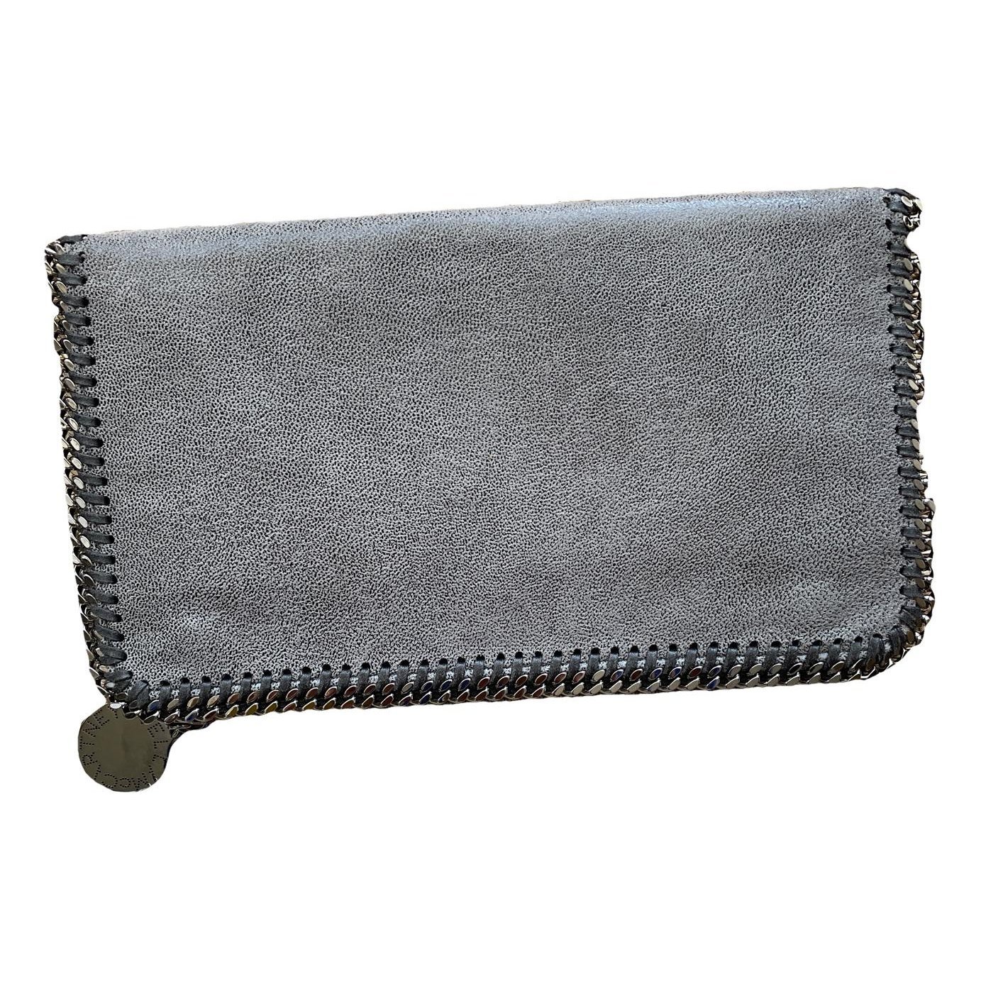 Stella McCartney Falabella leather clutch bag