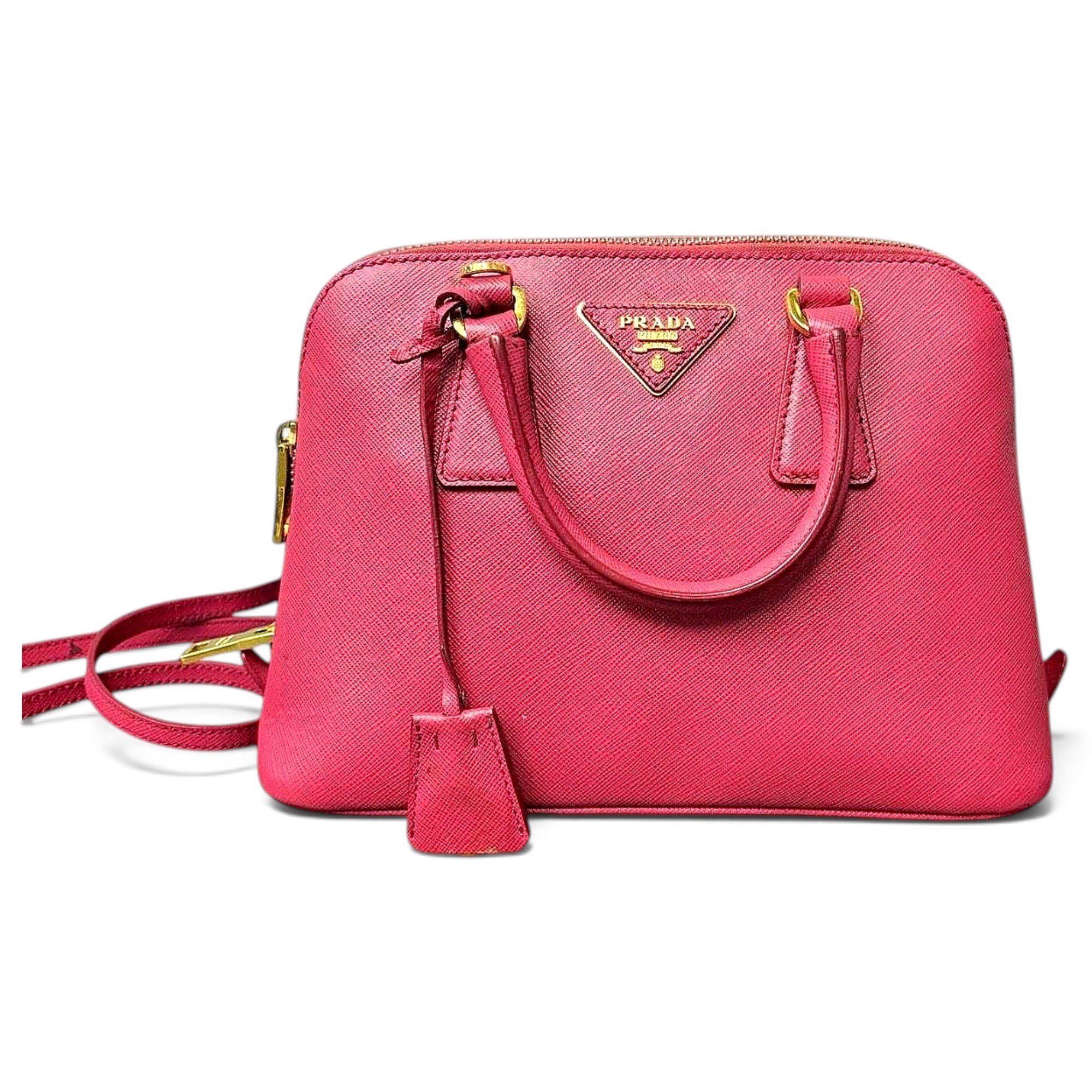 Promenade leather handbag
