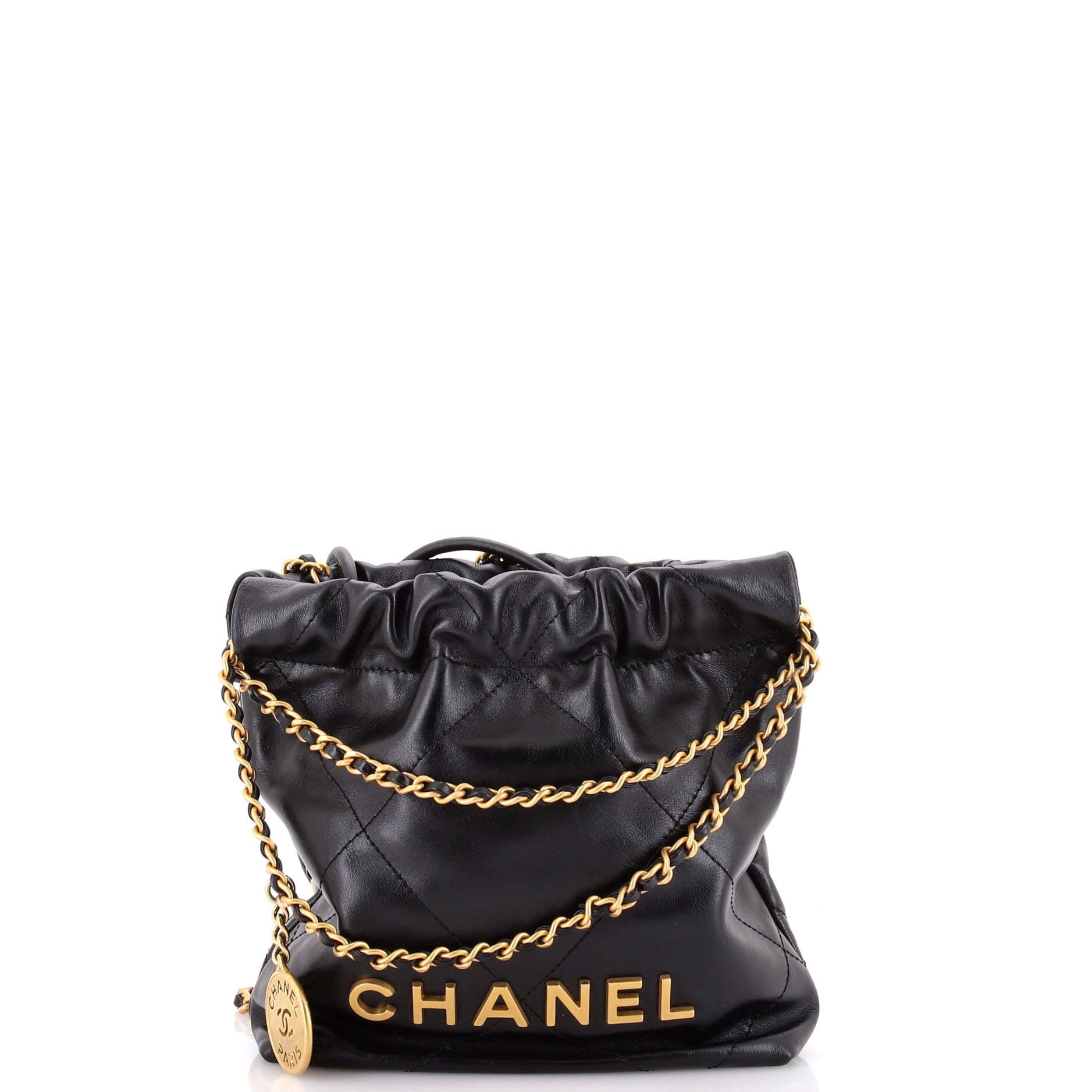 22 Chain Hobo Quilted Calfskin Mini