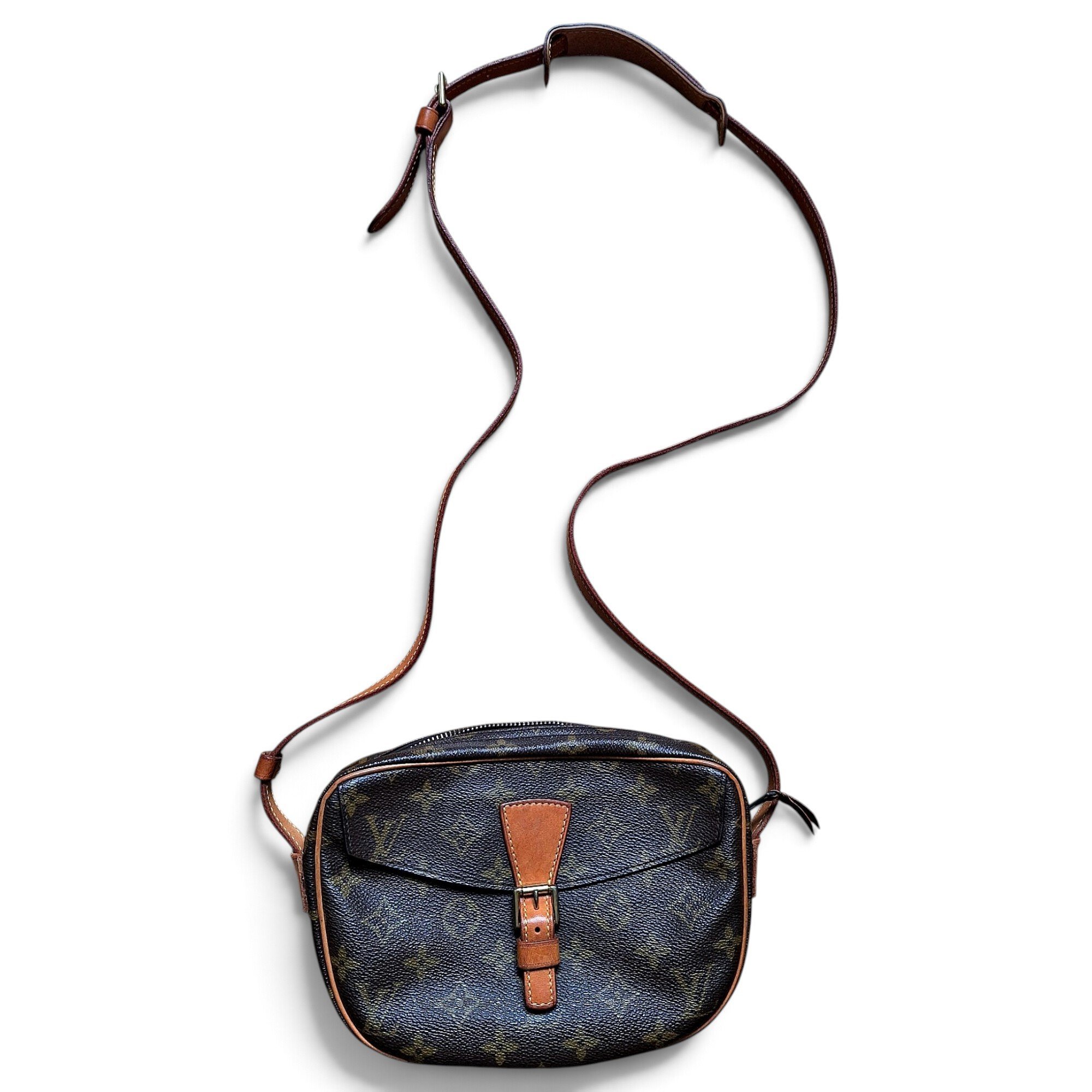 Jeune fille leather crossbody bag