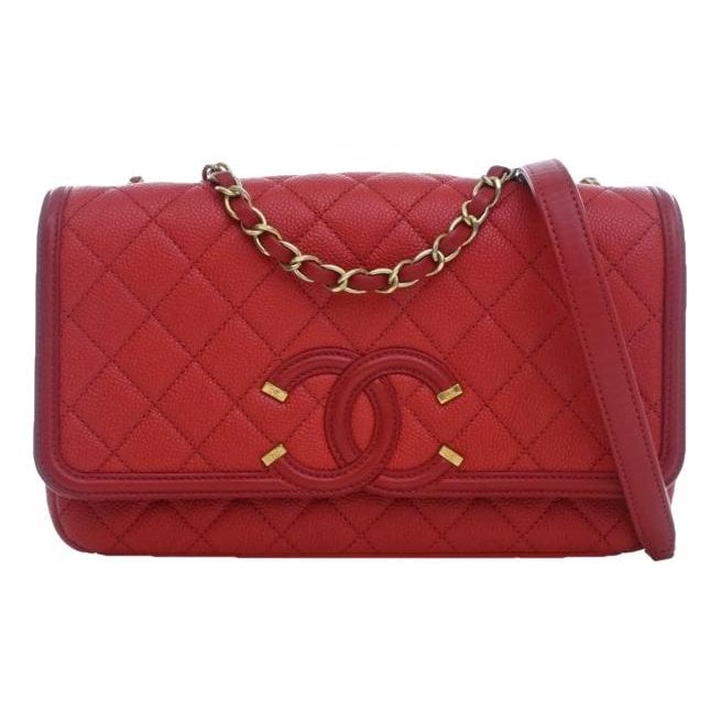 Leather crossbody bag