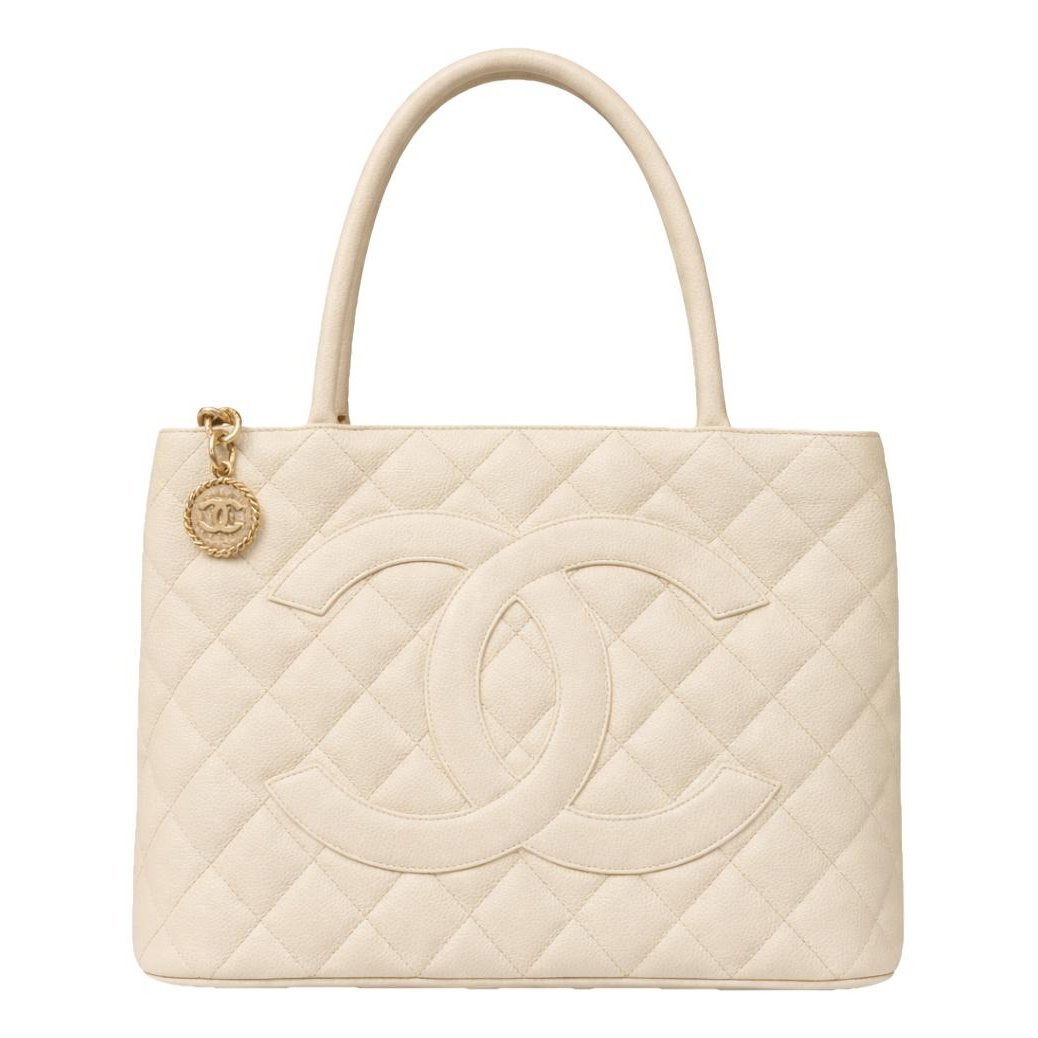 Médaillon leather tote
