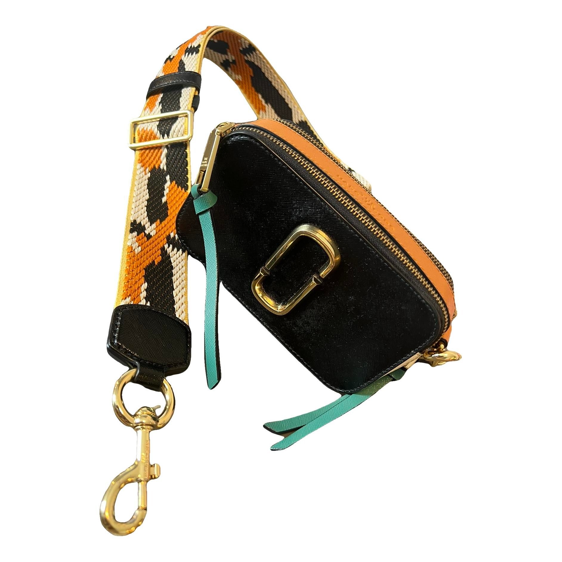 Snapshot leather crossbody bag