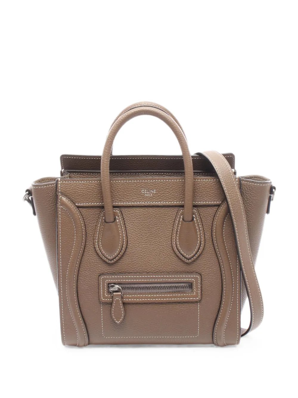 2010s Luggage Nano leather tote bag
