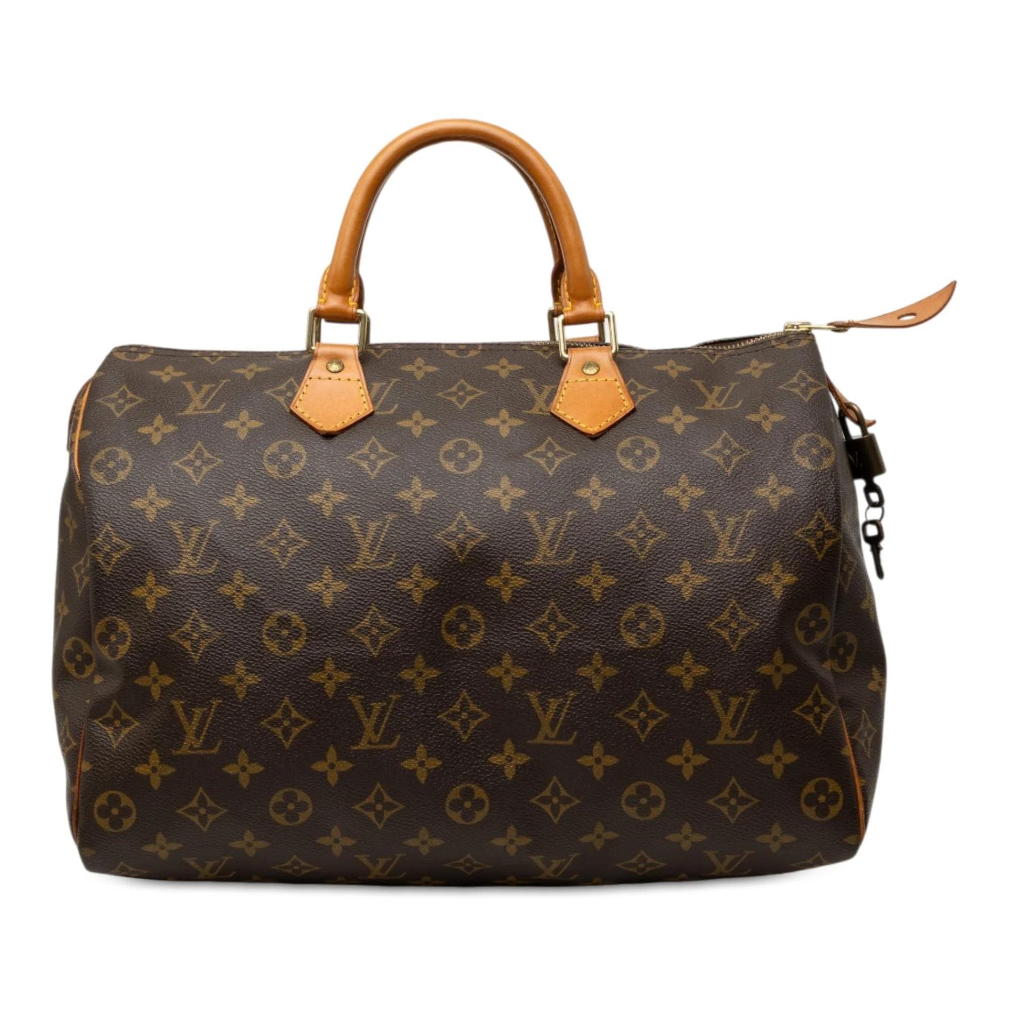 Speedy leather bag