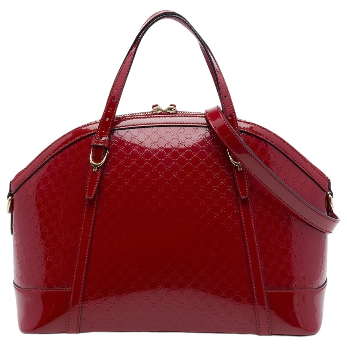 Dôme leather satchel