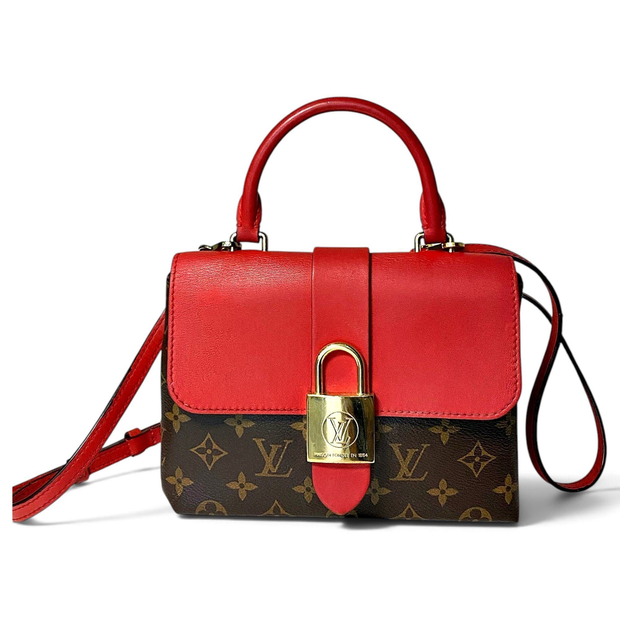 Louis Vuitton Locky BB leather handbag