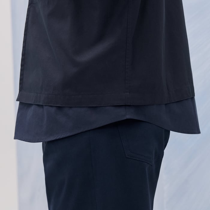 Marine "Twin Bicolore" Hooded Jacket