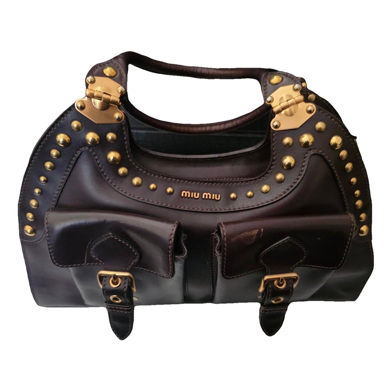 Leather handbag
