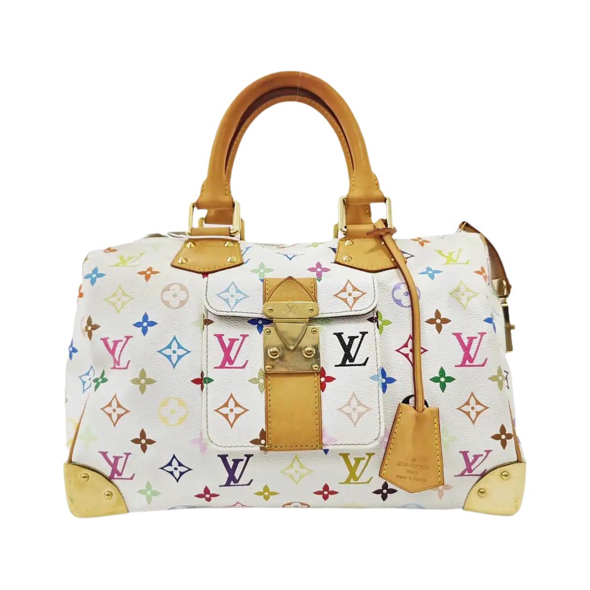 Nano Speedy / Mini HL leather handbag