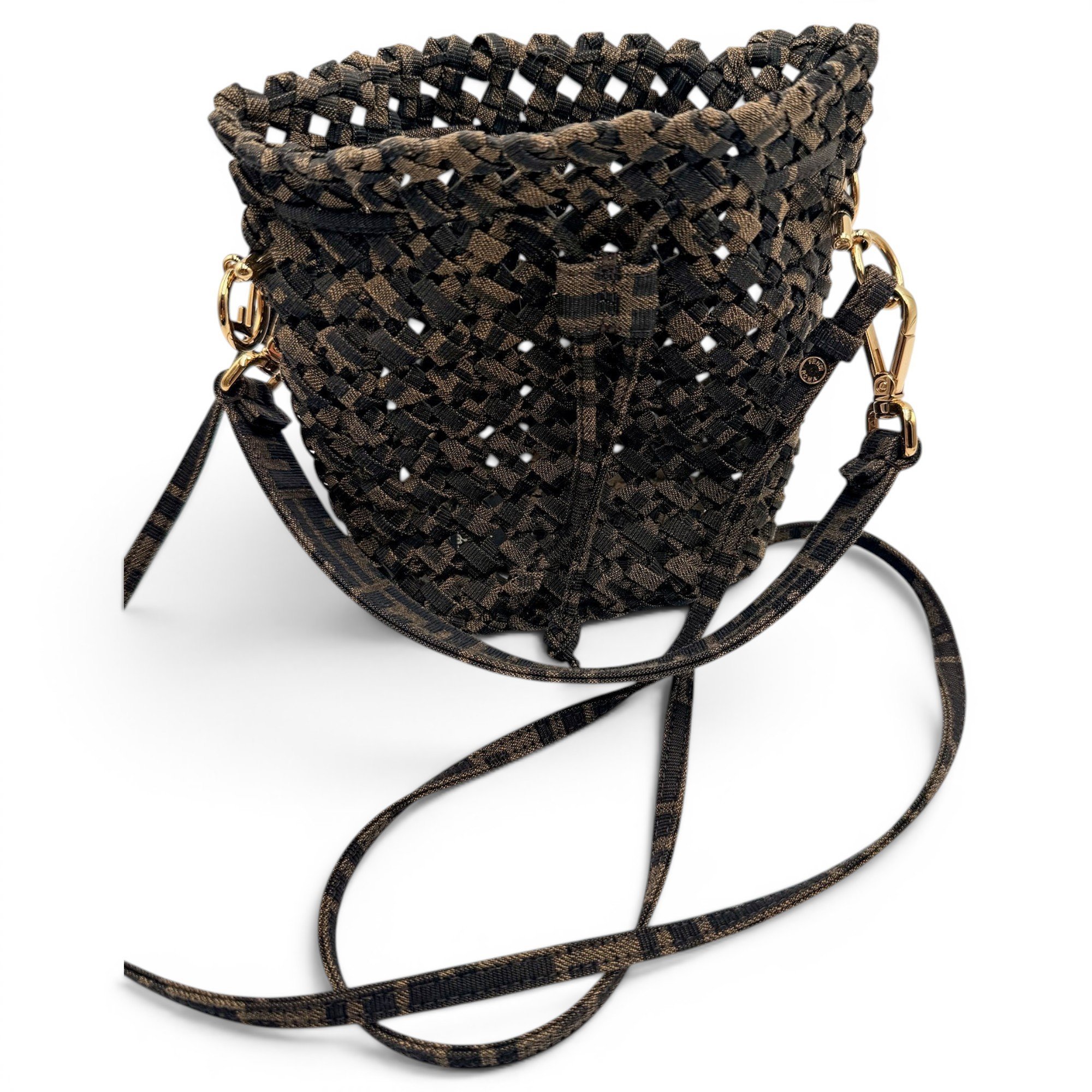 Baguette Cage cloth mini bag